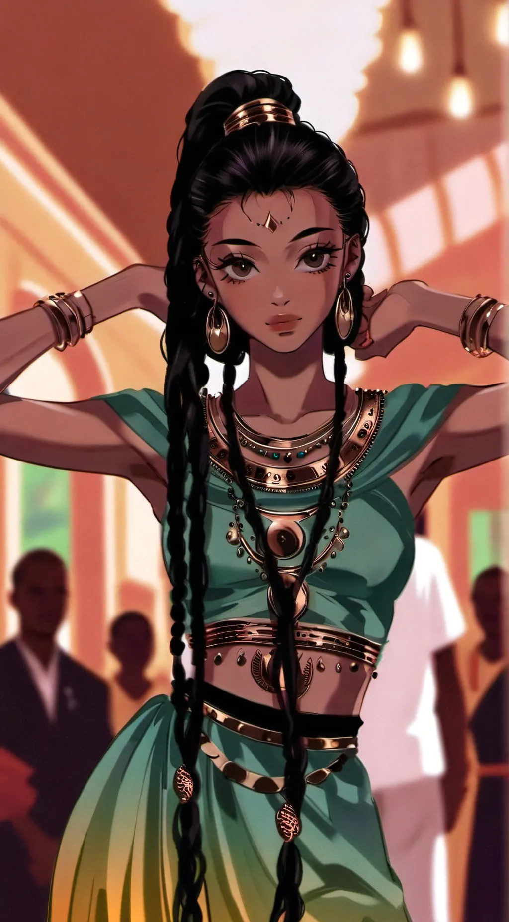 ai character: nueva escuela  background