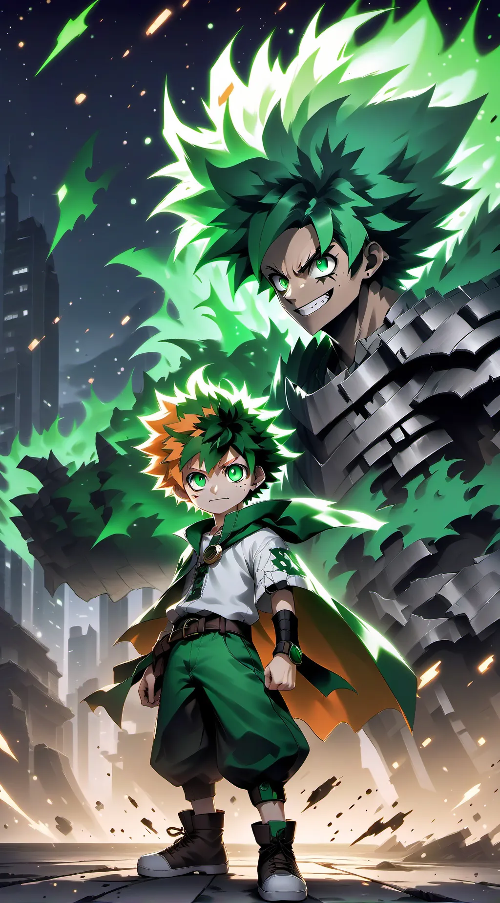 ai character: bakudeku background