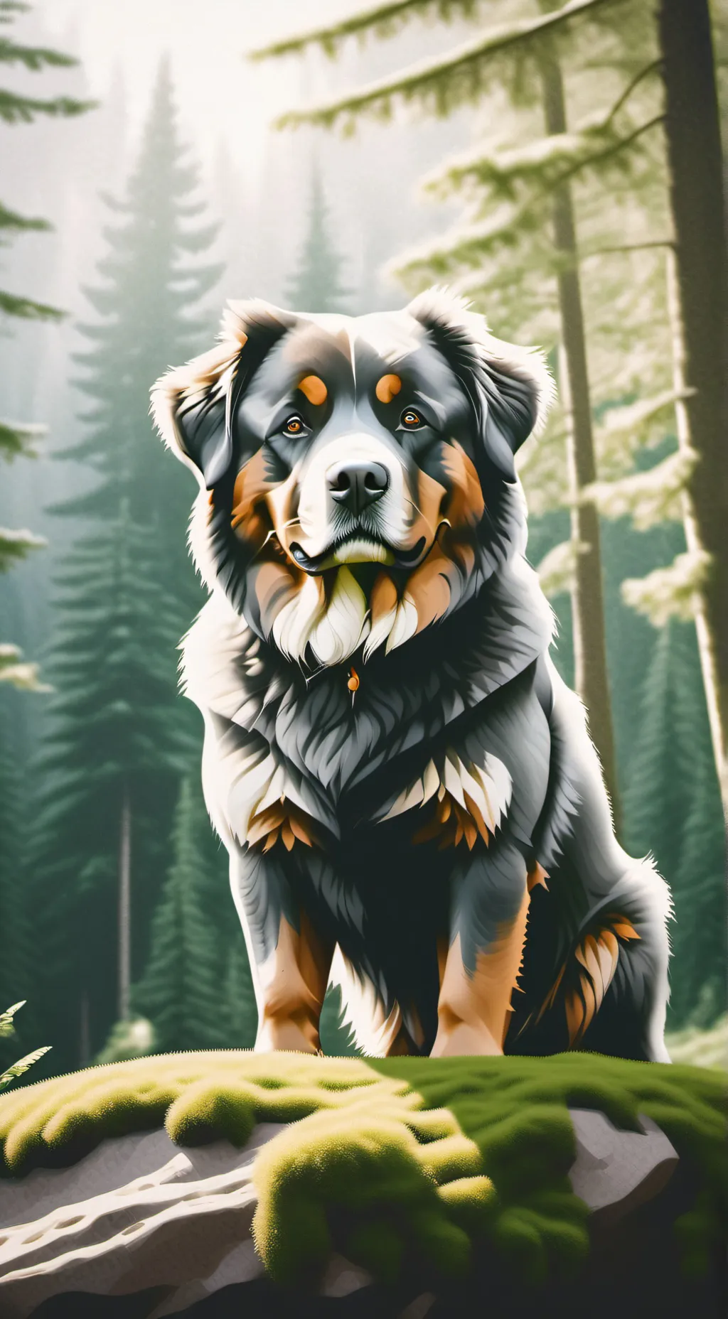 ai character: Mean dog background