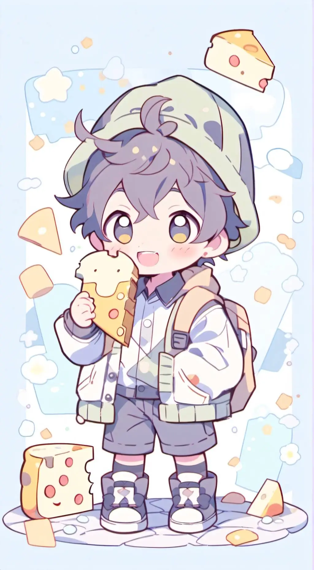 ai character: chill guy background