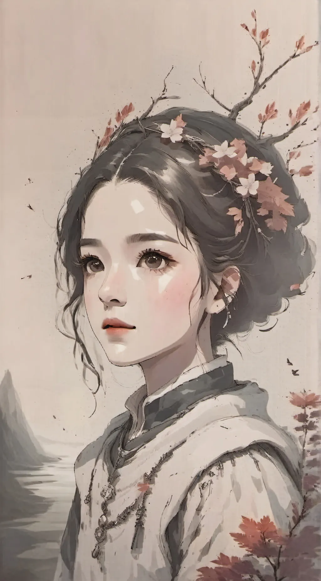 ai character: Mizuki Fujiwara background