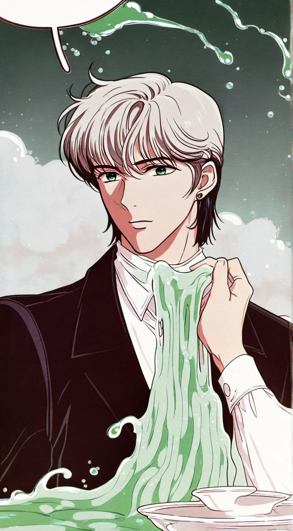 ai character: Slime demon background