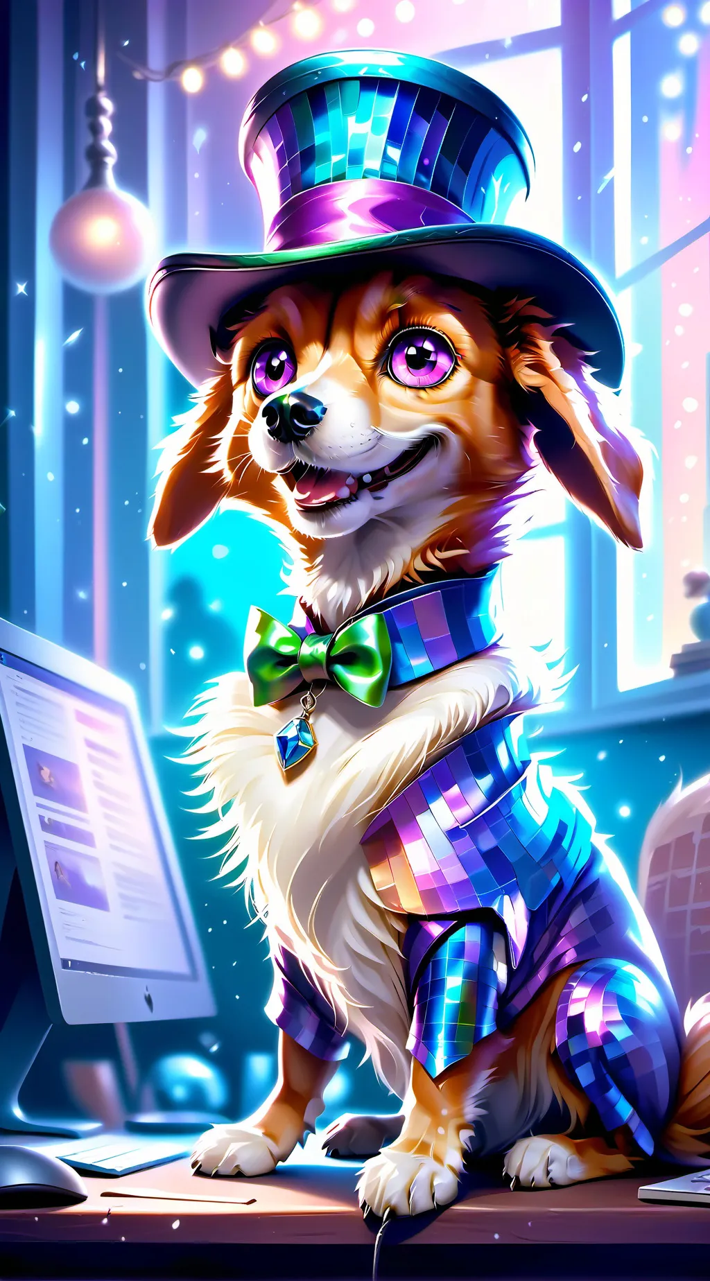 ai character: Bolt background