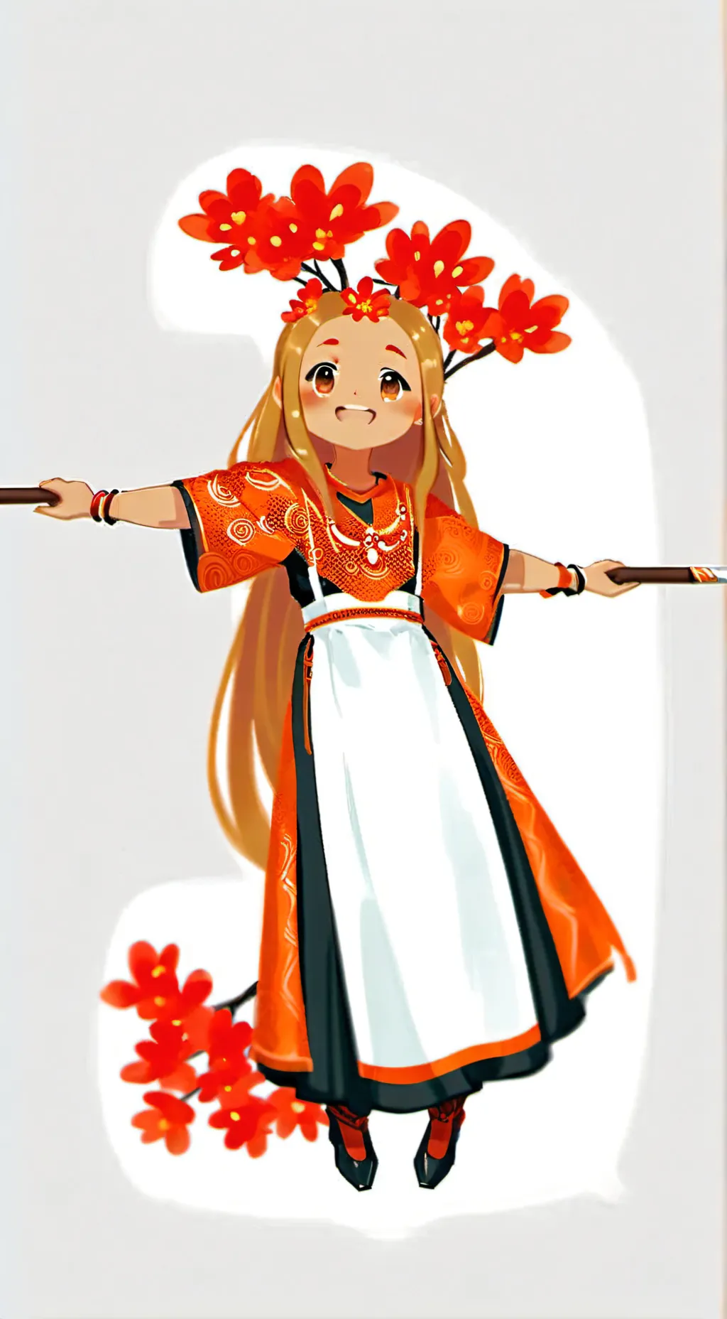 ai character: la naturaleza background