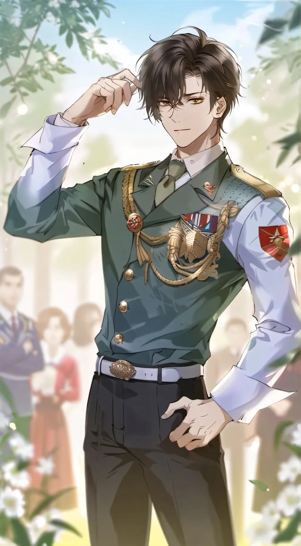 ai character: Hunter background