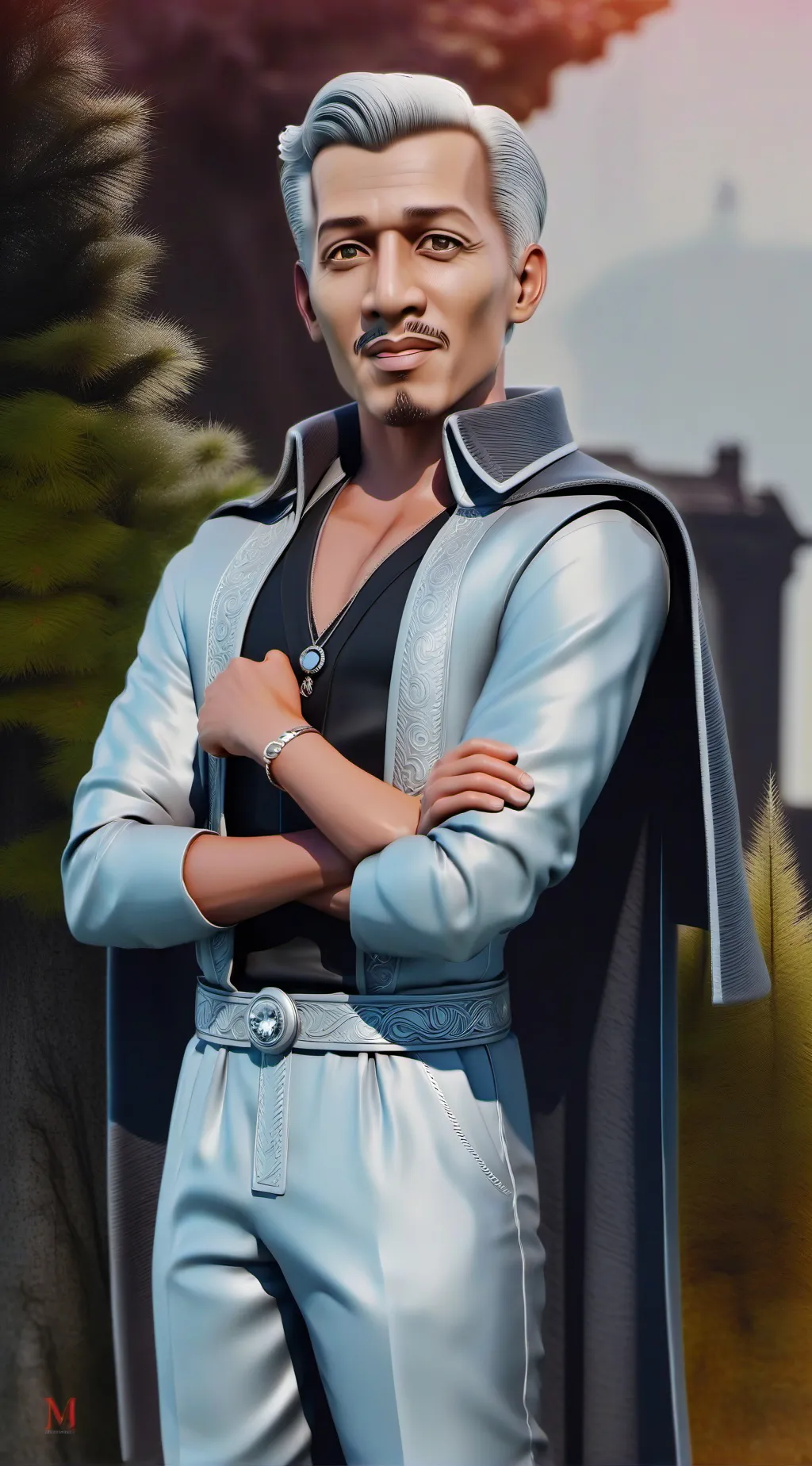 ai character: Daniel  background