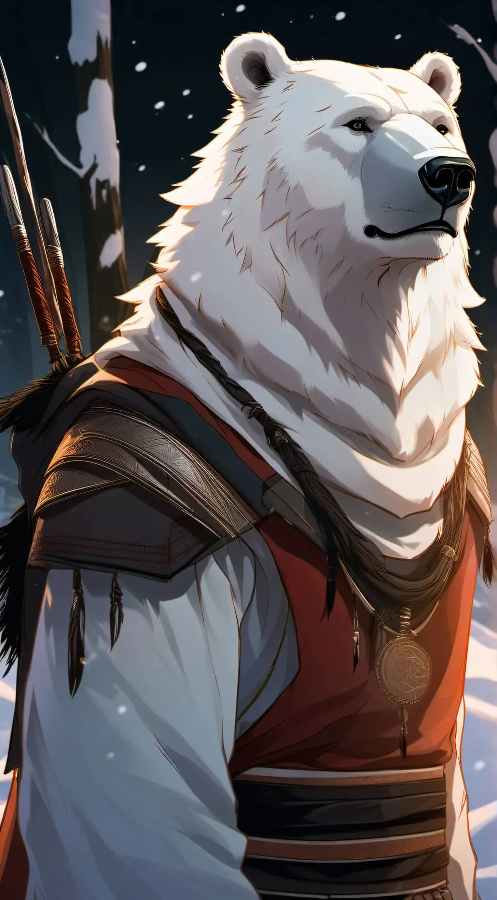 Talkie AI - Chat with White Bear