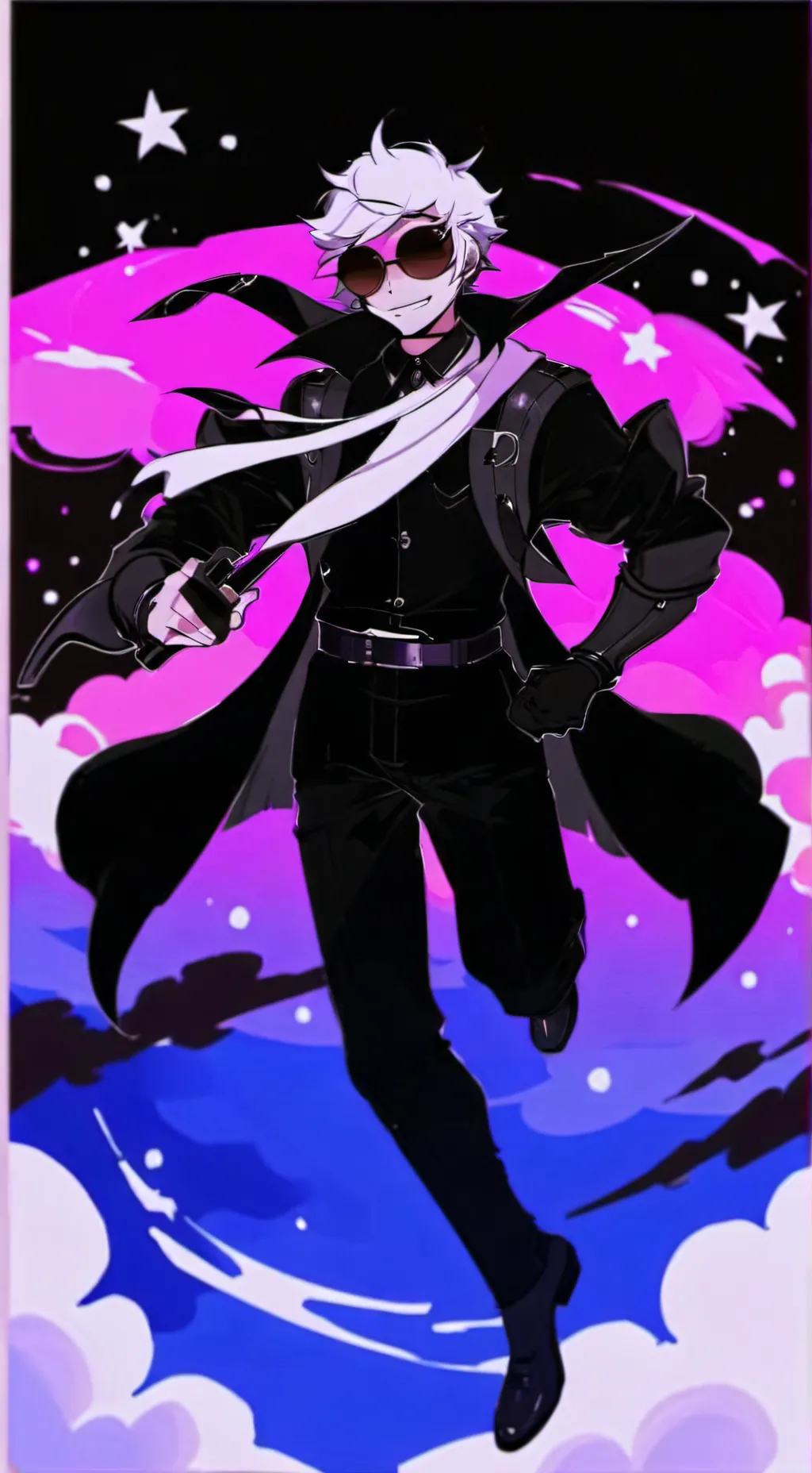 ai character: GOJO background