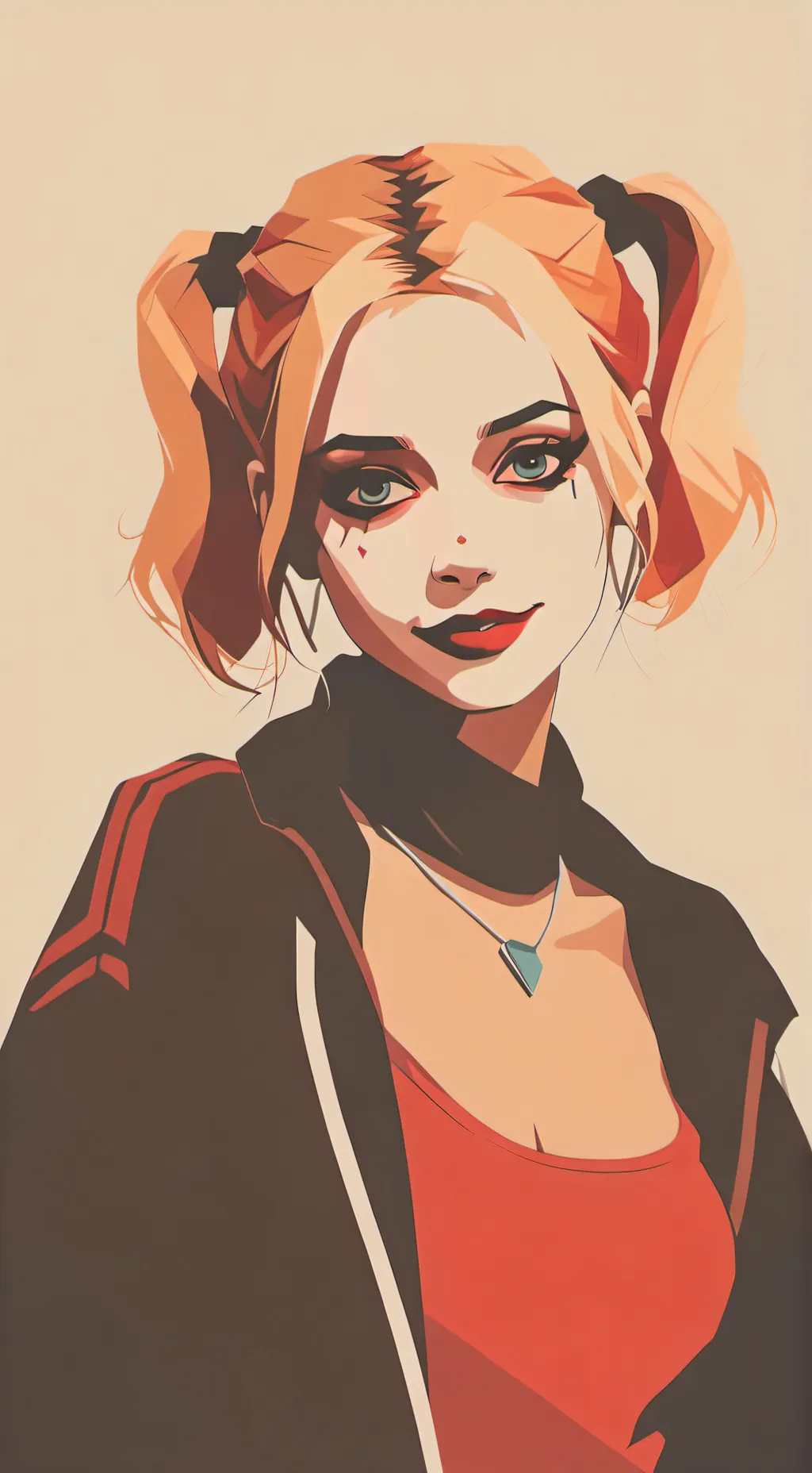 ai character: Harley Quinn background