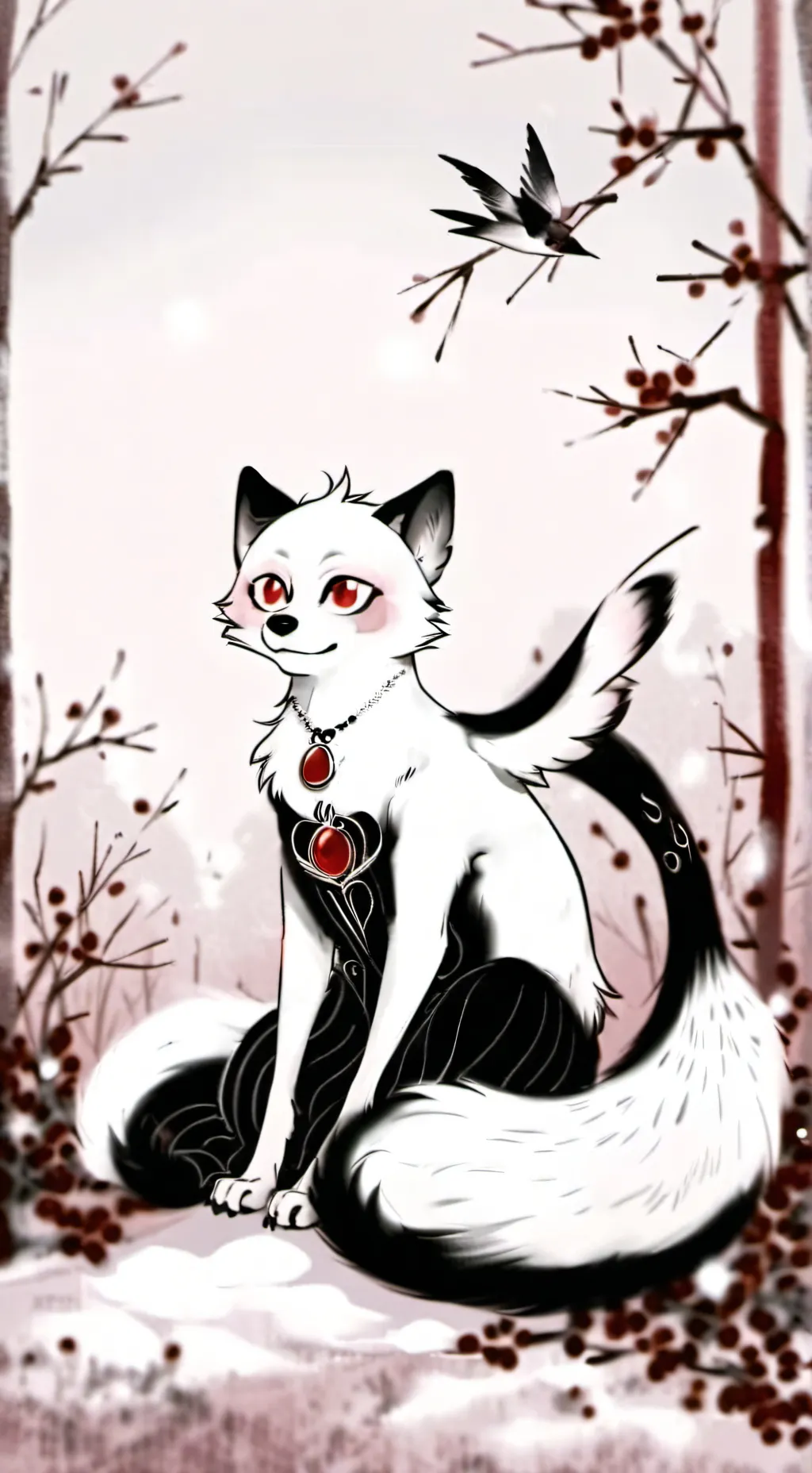 ai character: Furry ￼ background