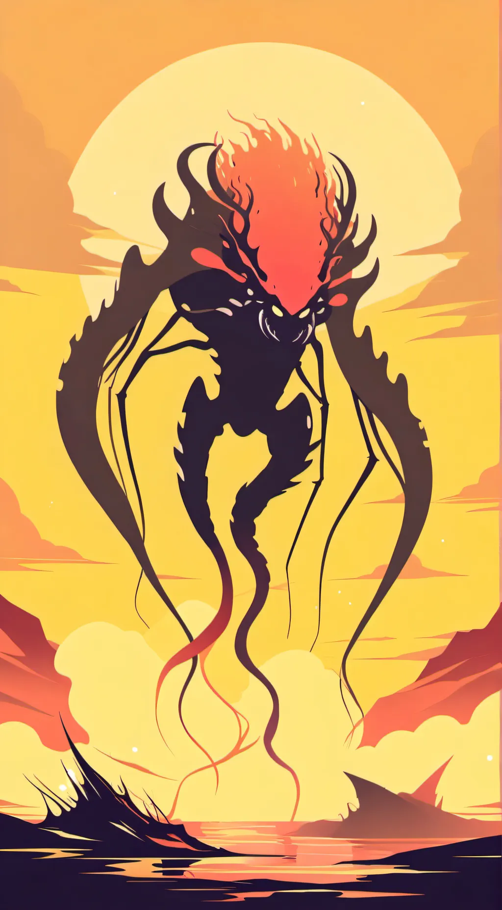 ai character: the wrath of God background