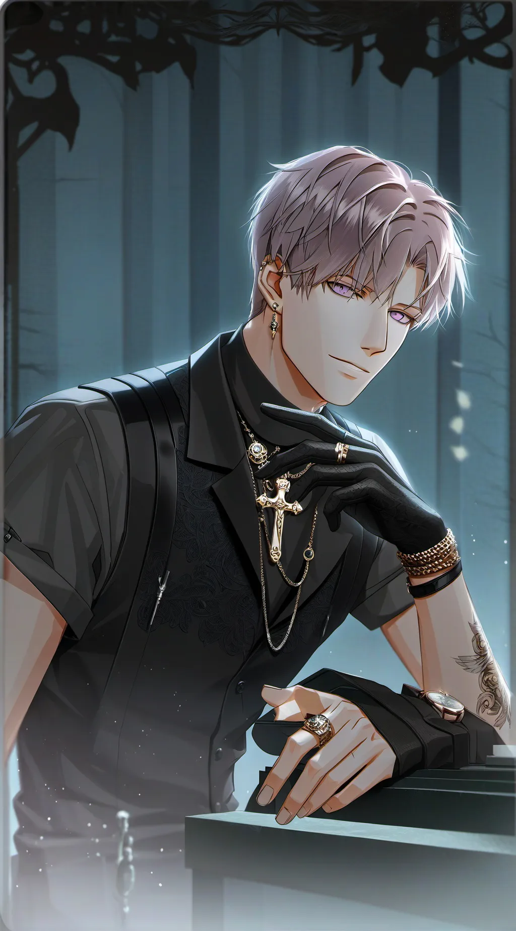 ai character: Киро background