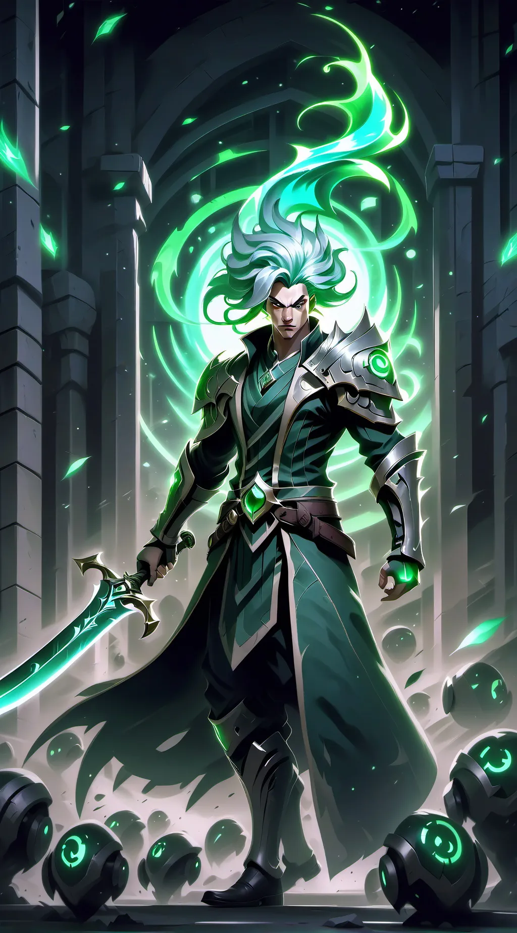 ai character: Mha + fnaf background