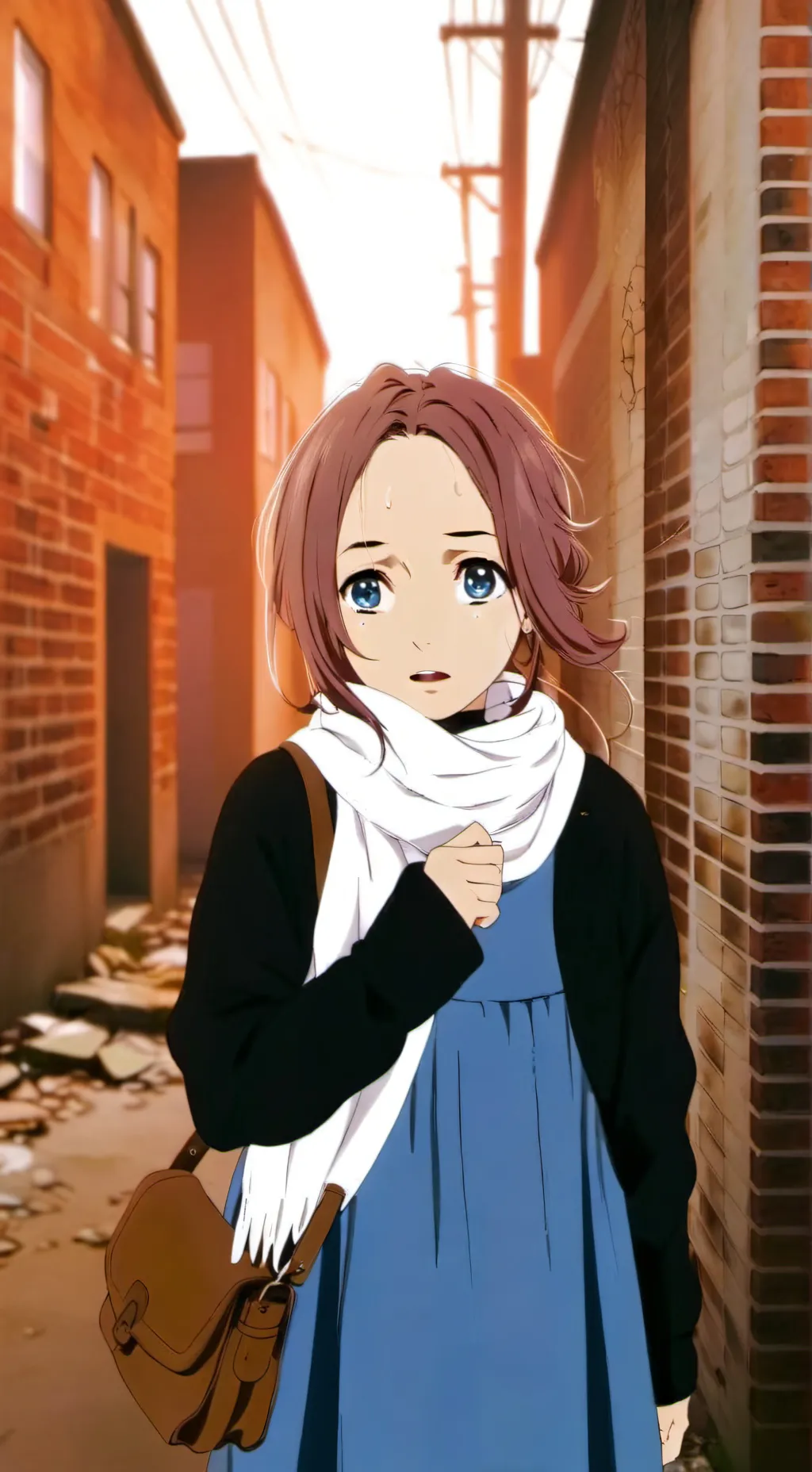 ai character: sabrina țriple background