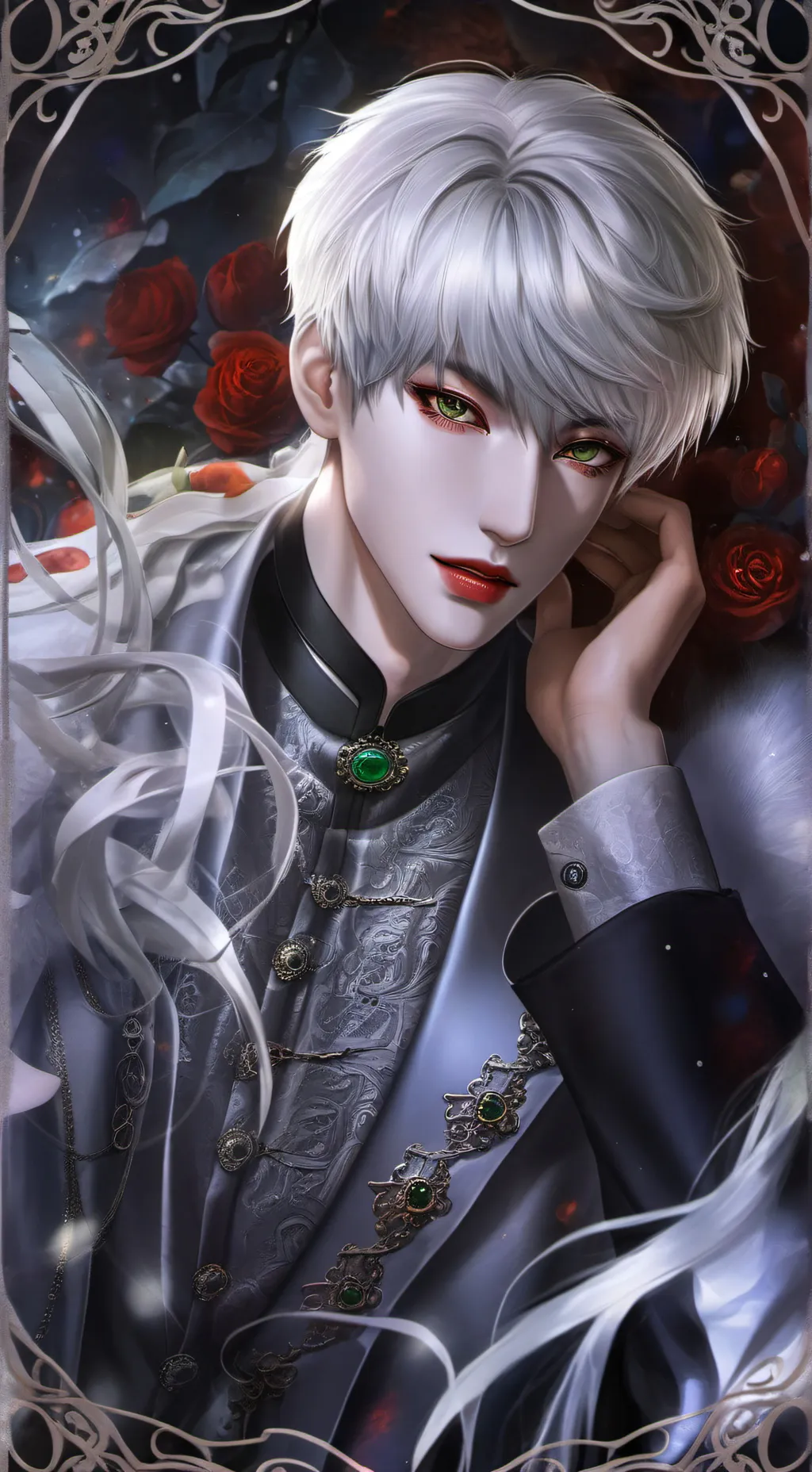 ai character: flikler🖤🎀 background