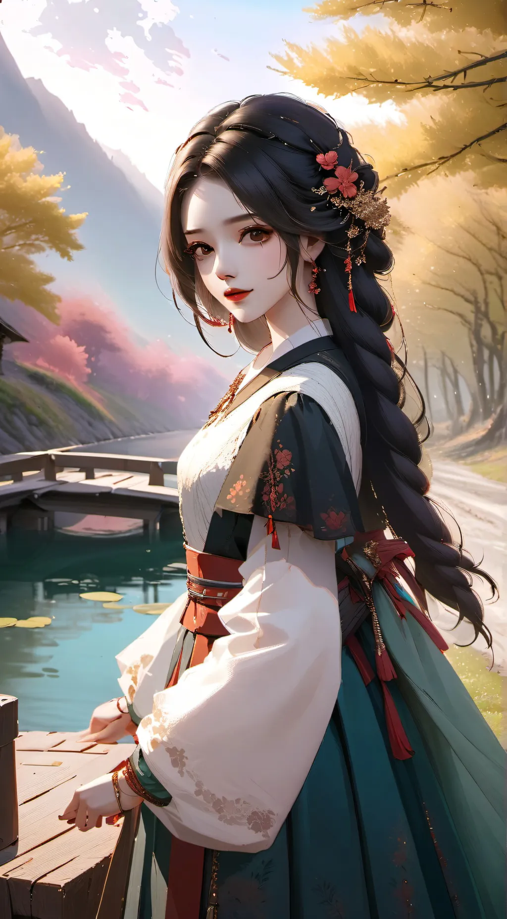 ai character: Jannei  background