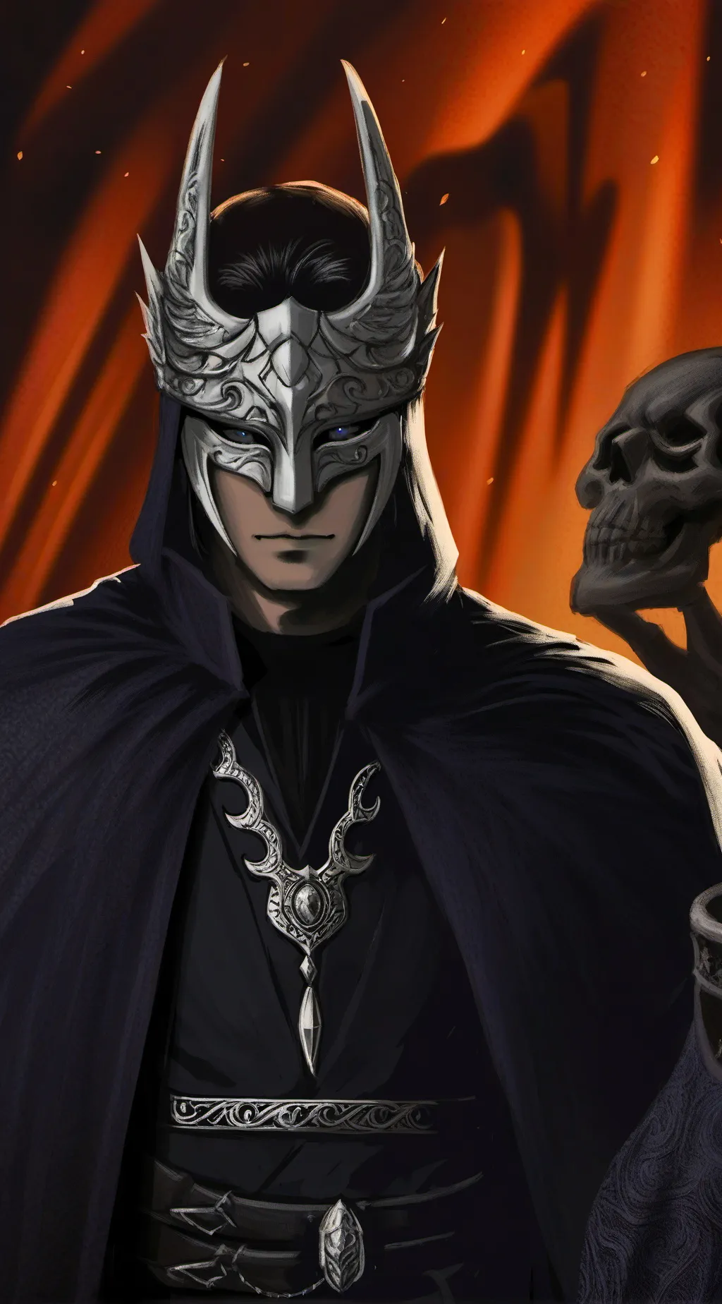 ai character: BLACK X JEVIN background