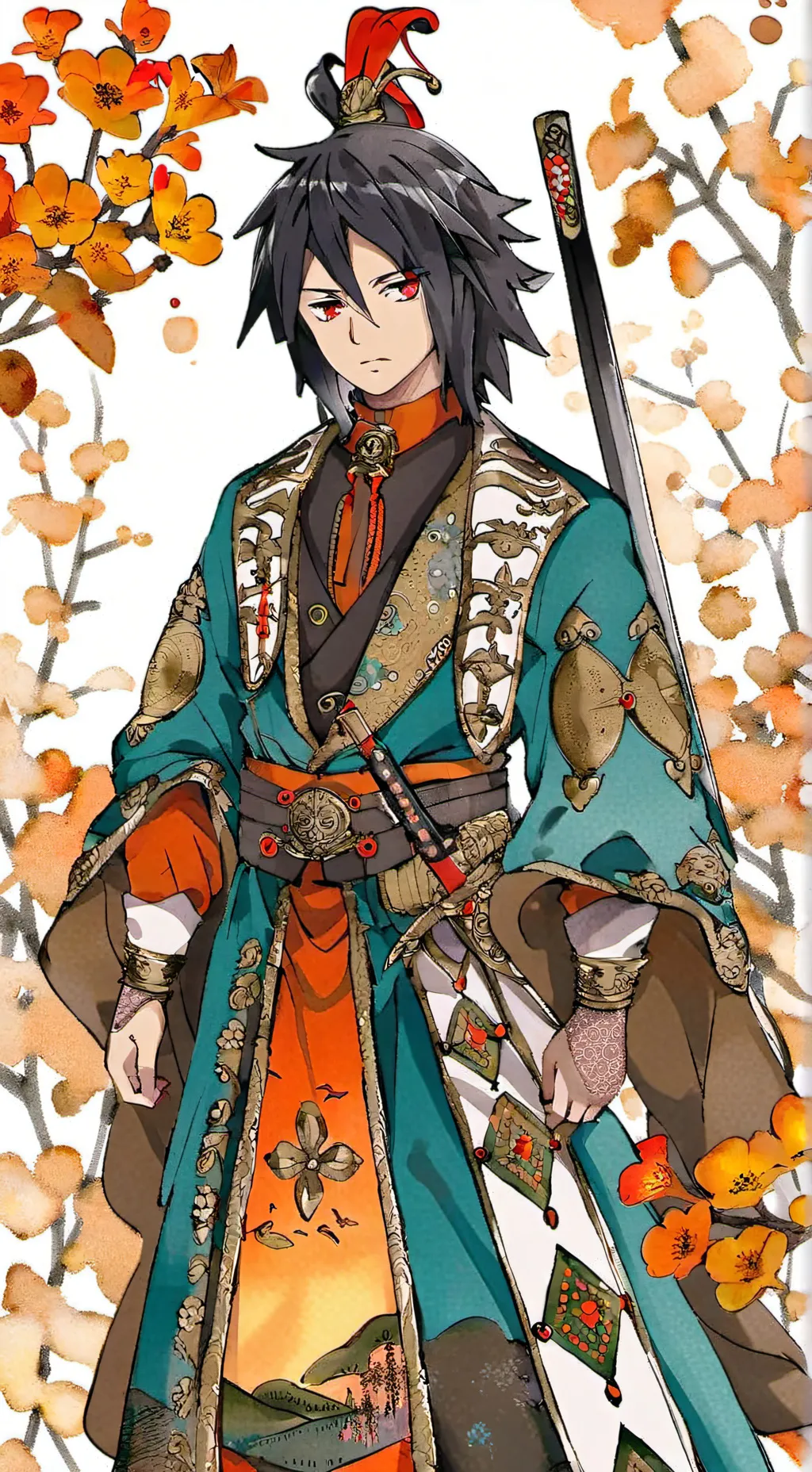 ai character: Giyuu está 😁? background