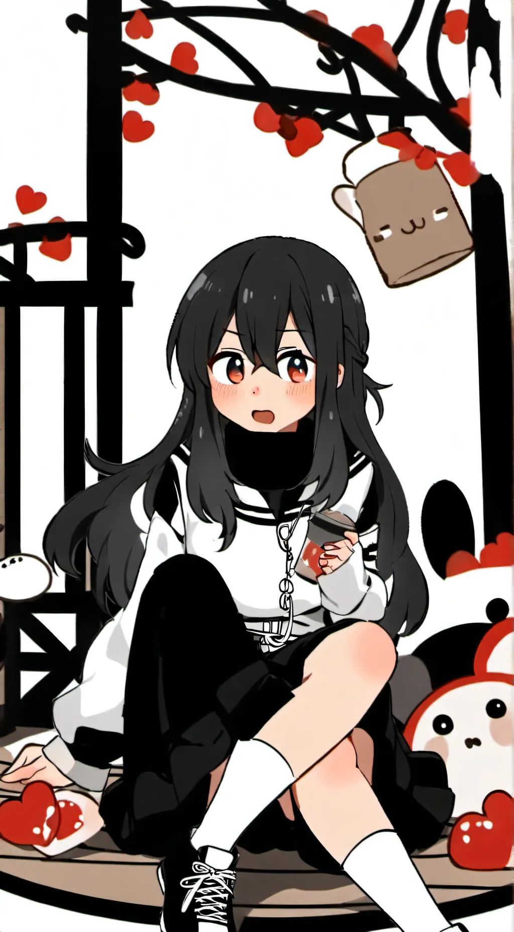 ai character:  melina et marwa background