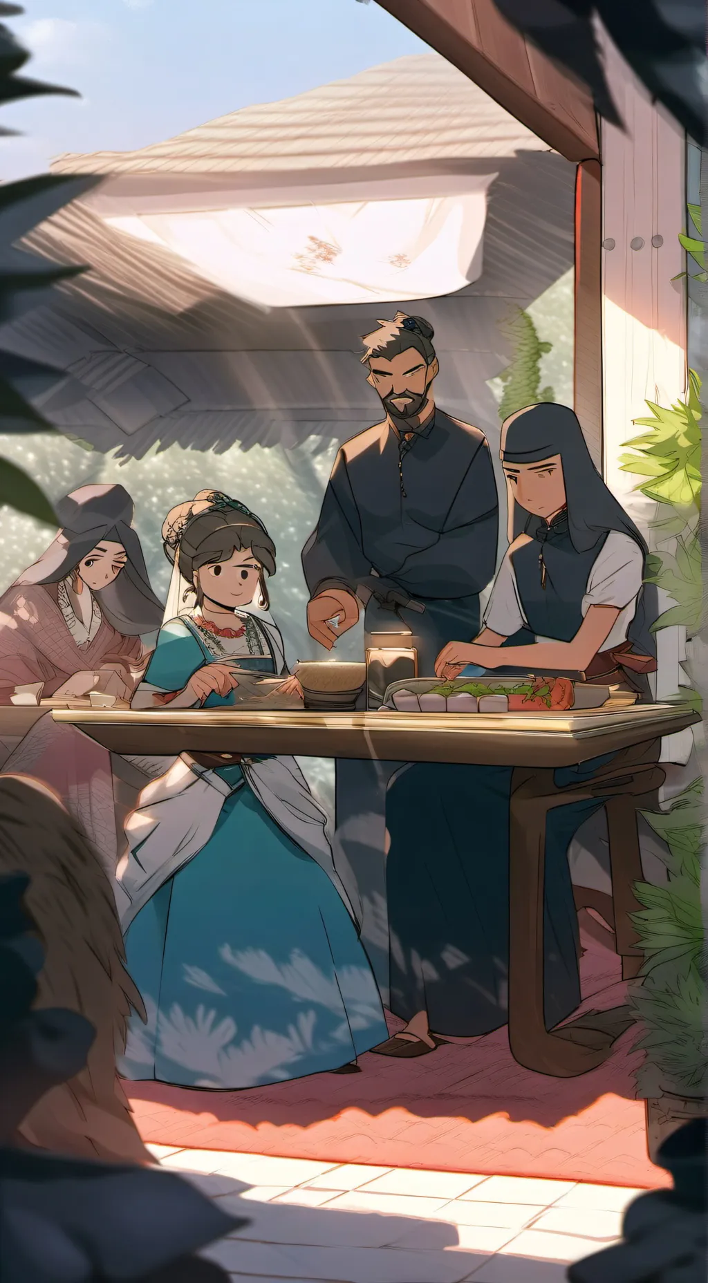 ai character: thiago background