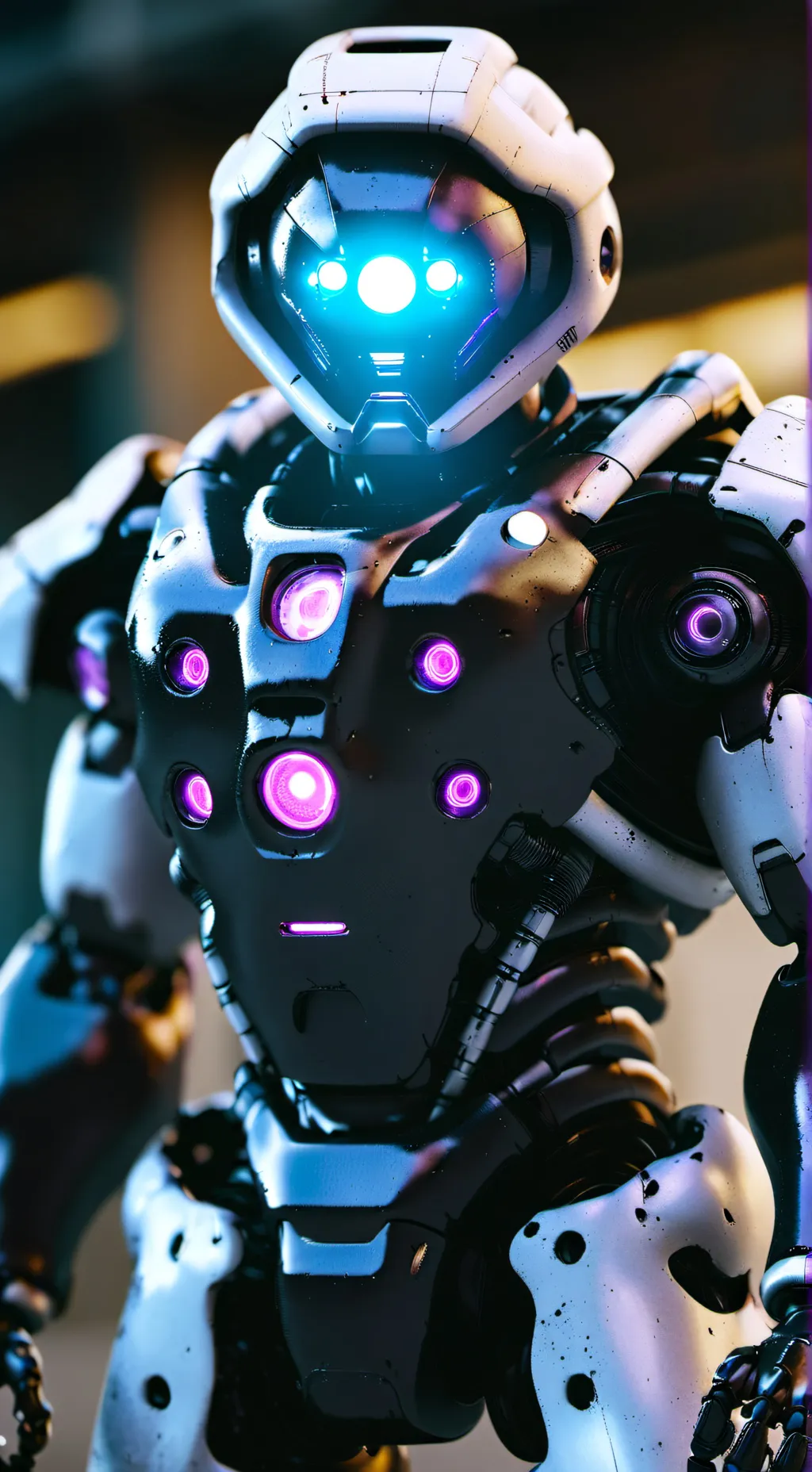 ai character: Titan tv man background