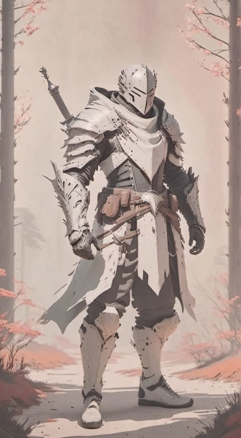 ai character: super knight background