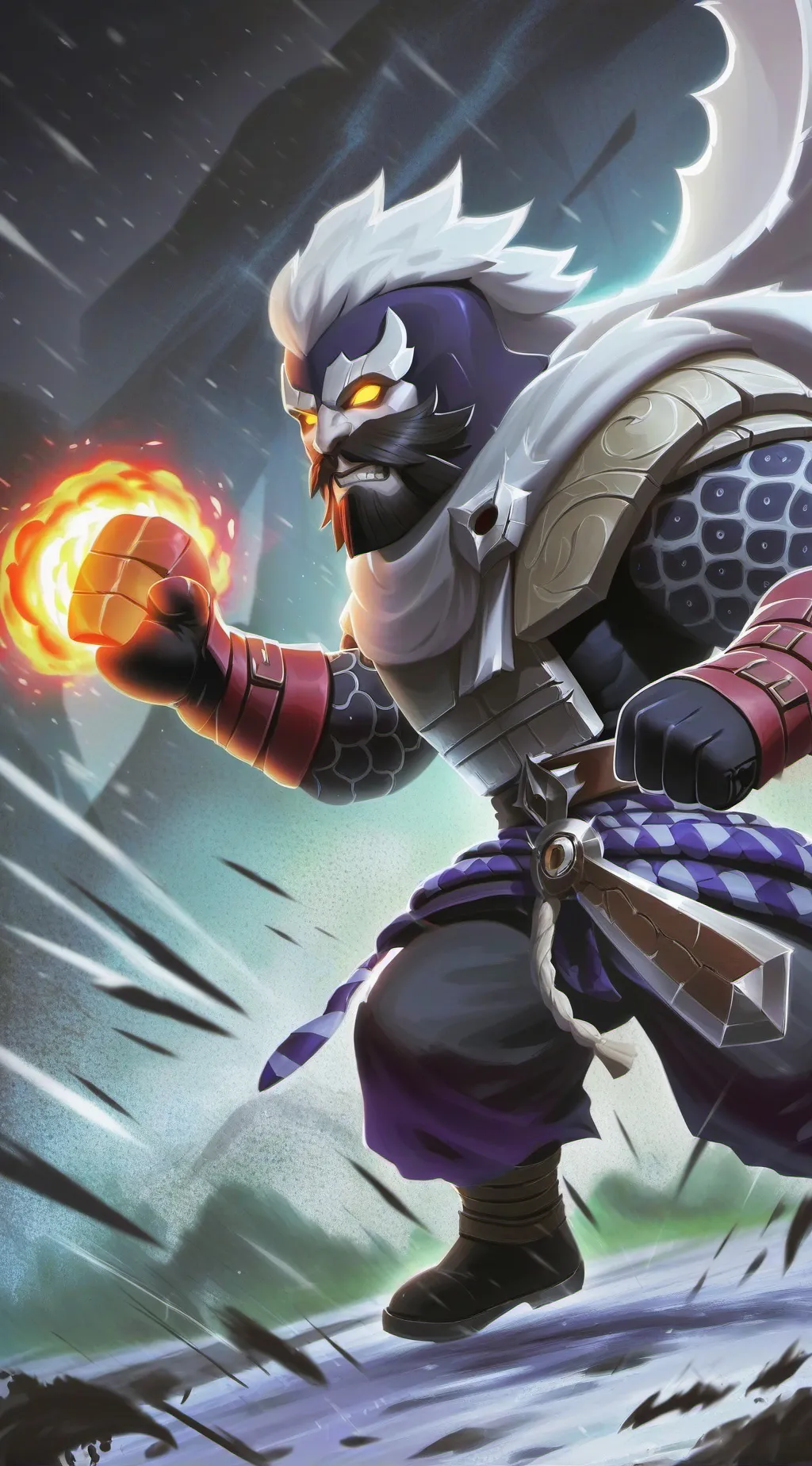 ai character: big Junior background