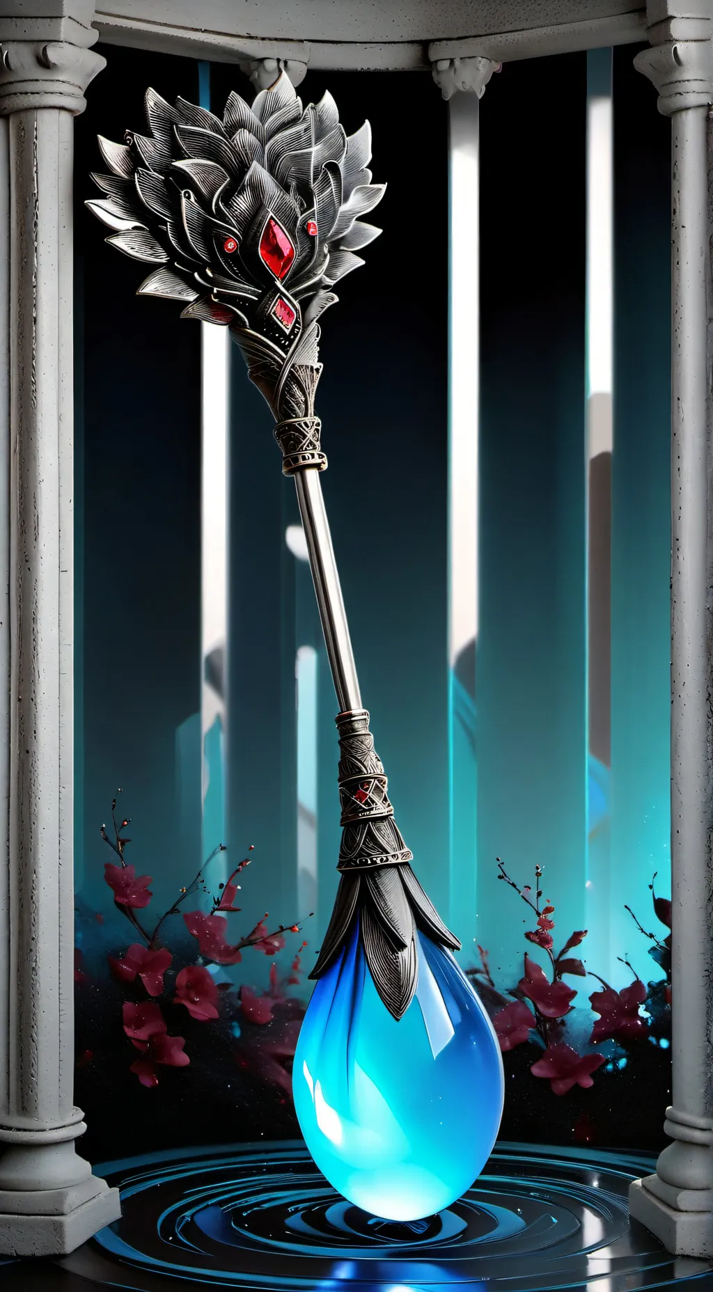 ai character: Hexenbesen background