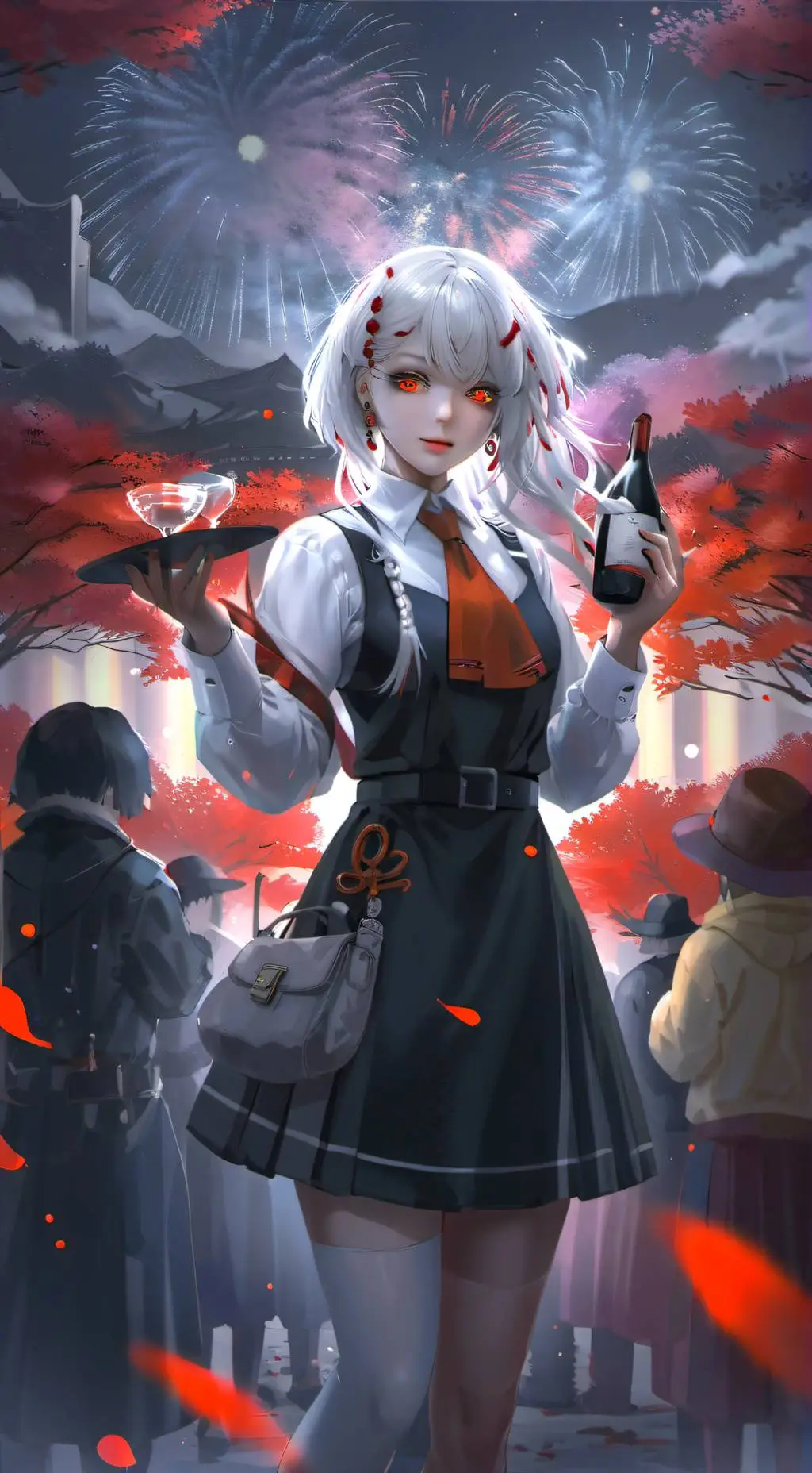 ai character: Sakura  background