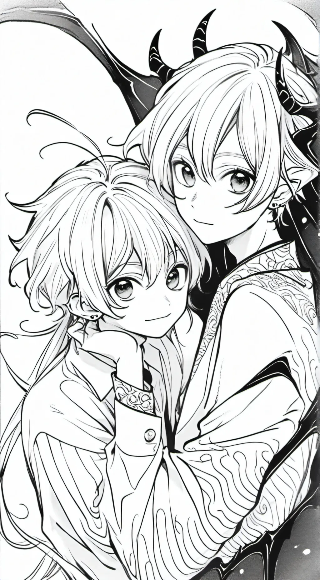 ai character: Angel x husk background