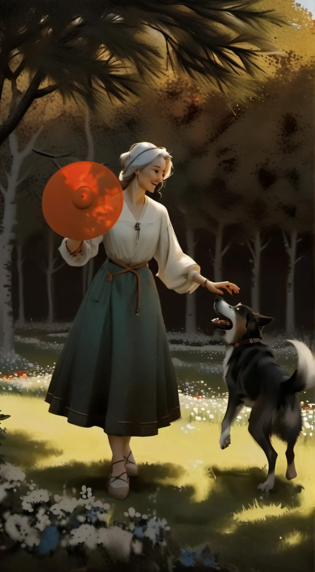 ai character: Bella ￼ background