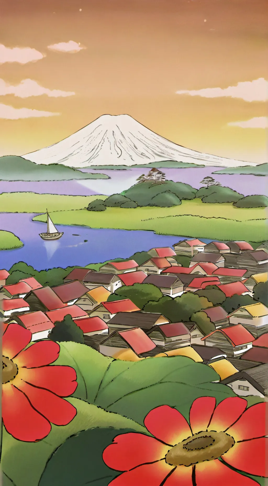 ai character: earth solarballs background