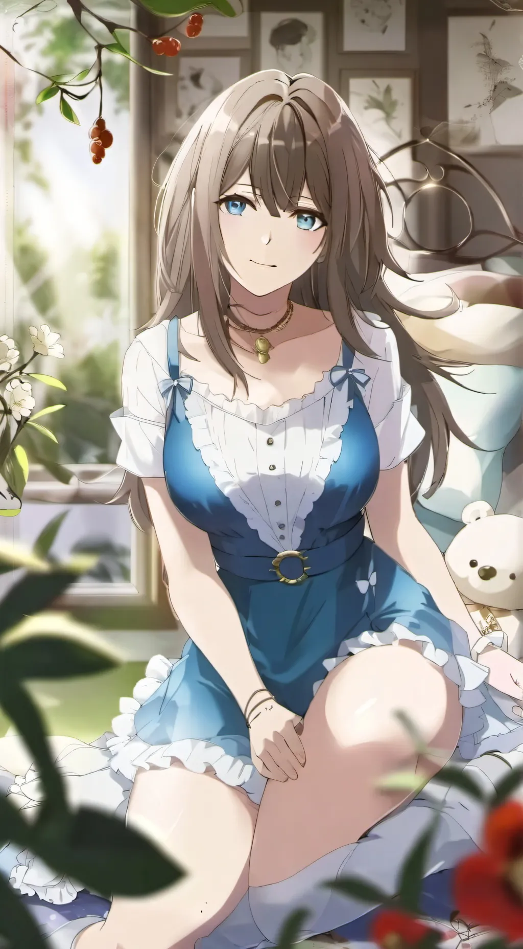 ai character: lily background