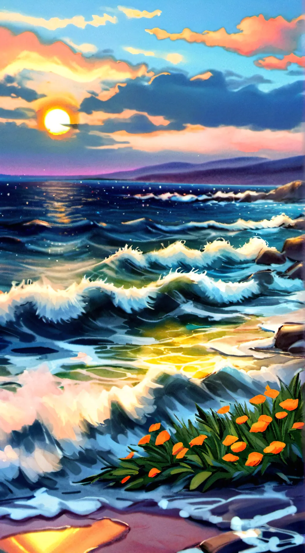 ai character: ur crush background