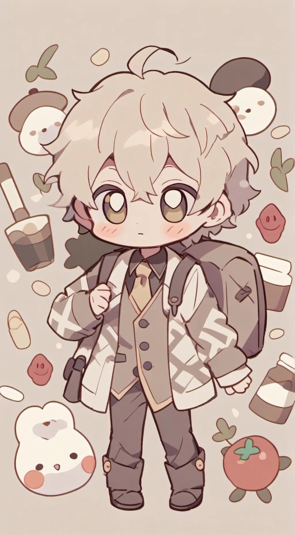 ai character: deku background