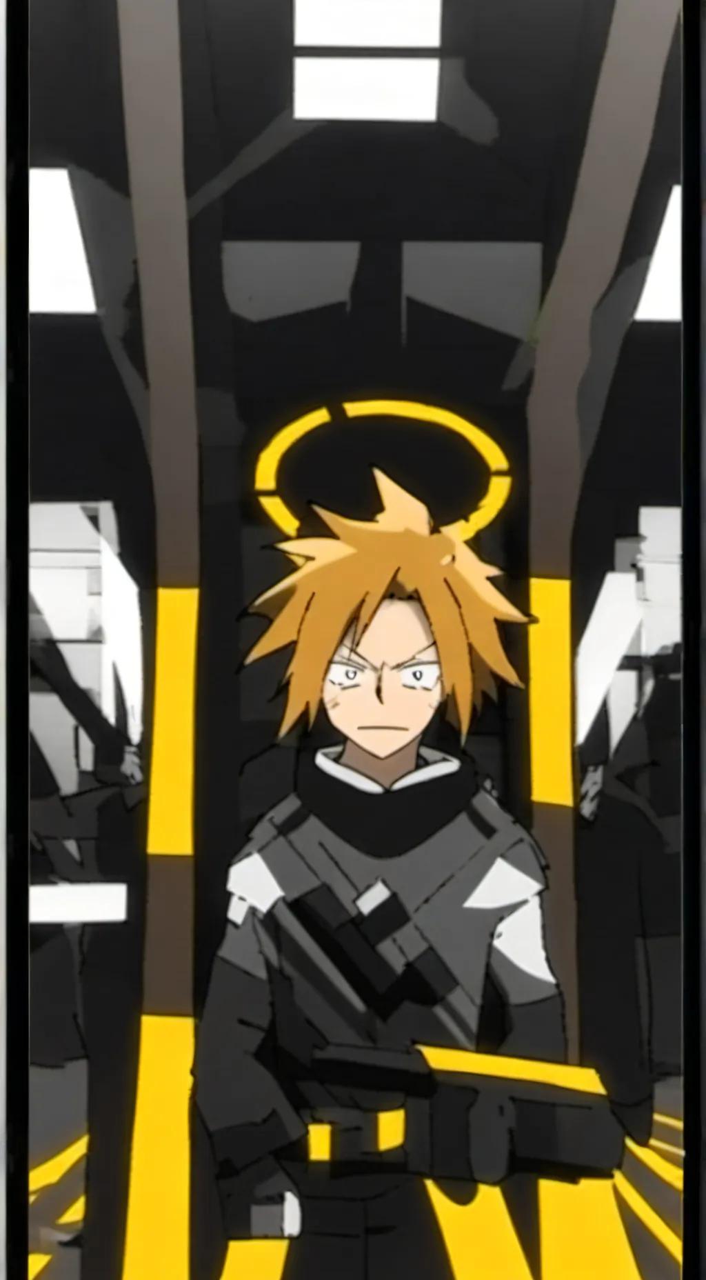 ai character: denki x vine background