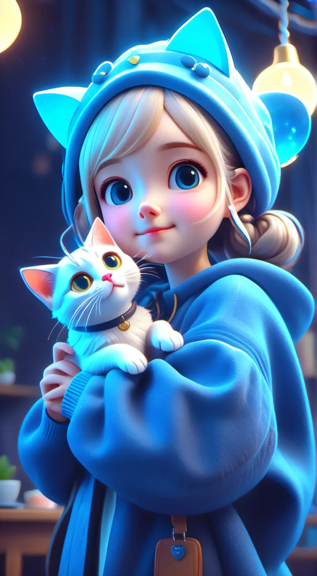 ai character: lily background