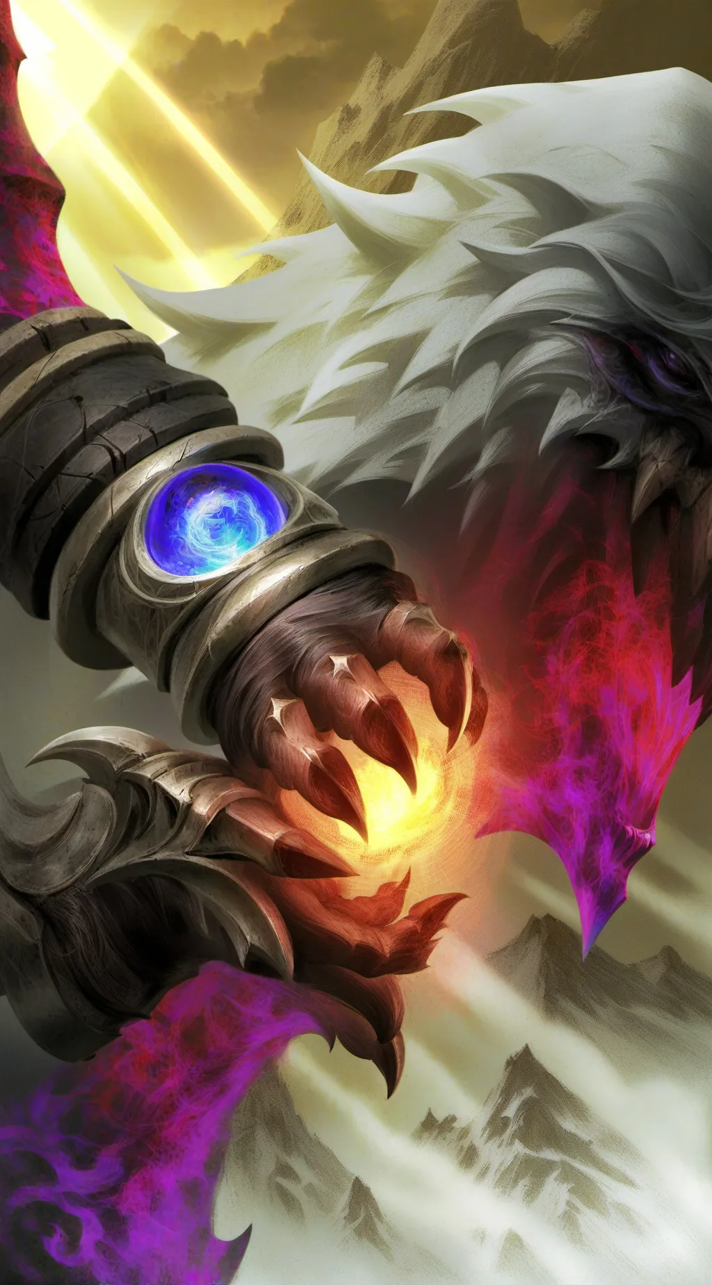 ai character: shadow background