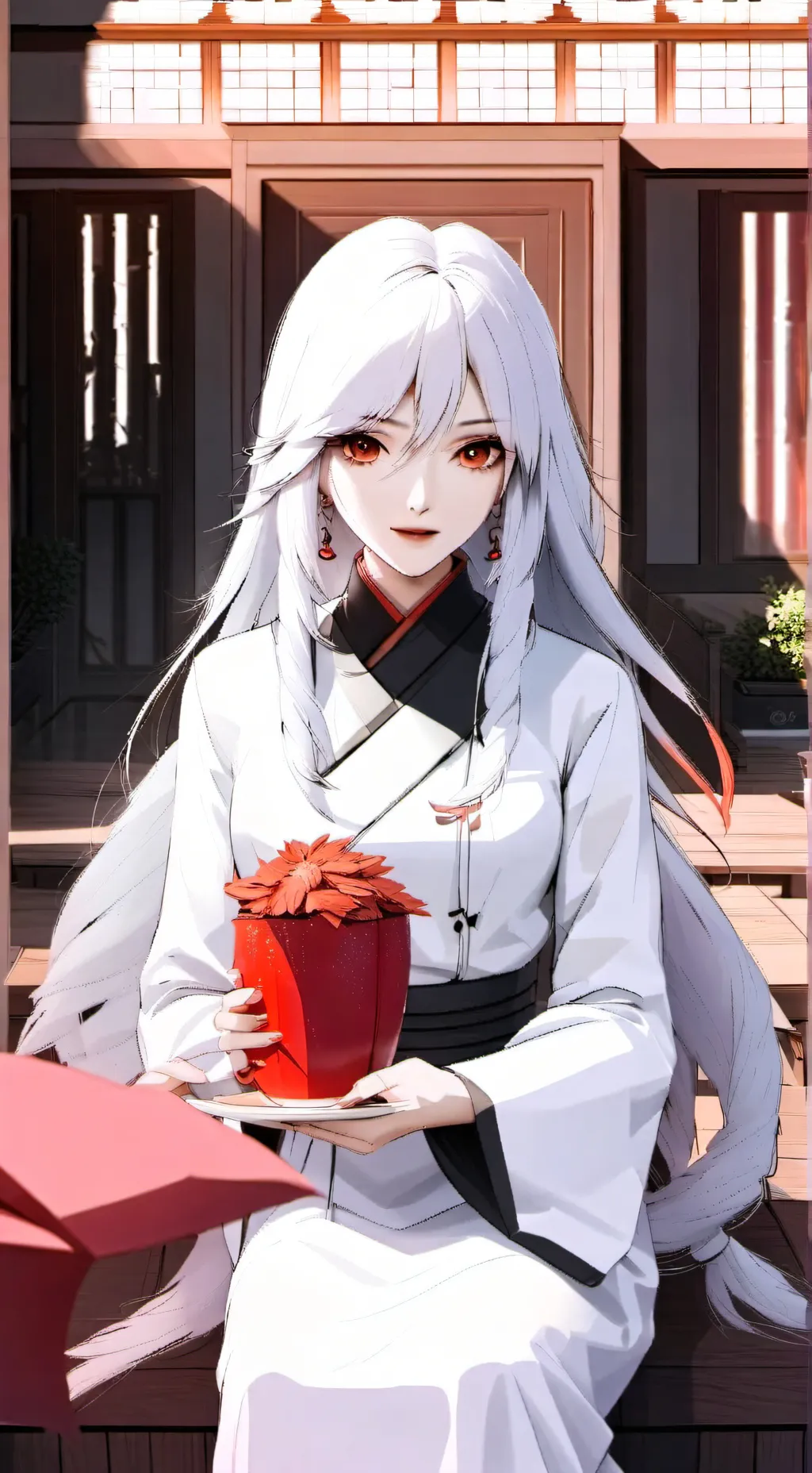 ai character: Полина background