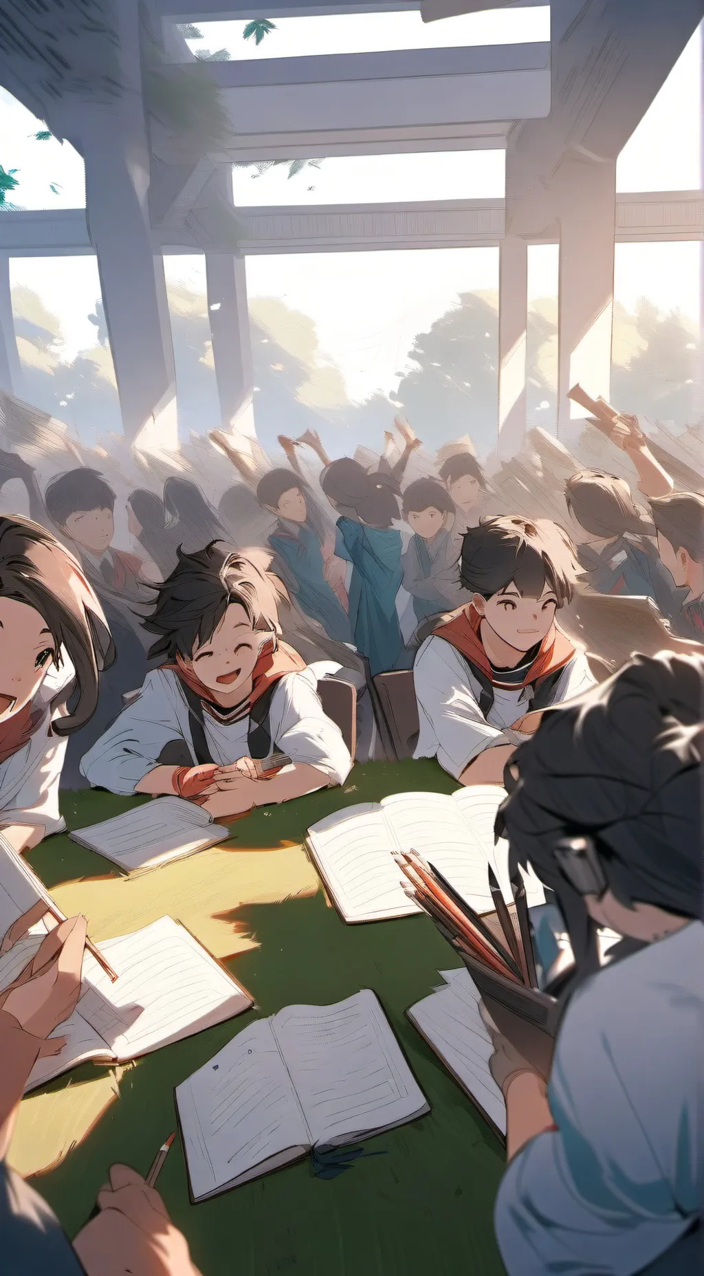 ai character: school background