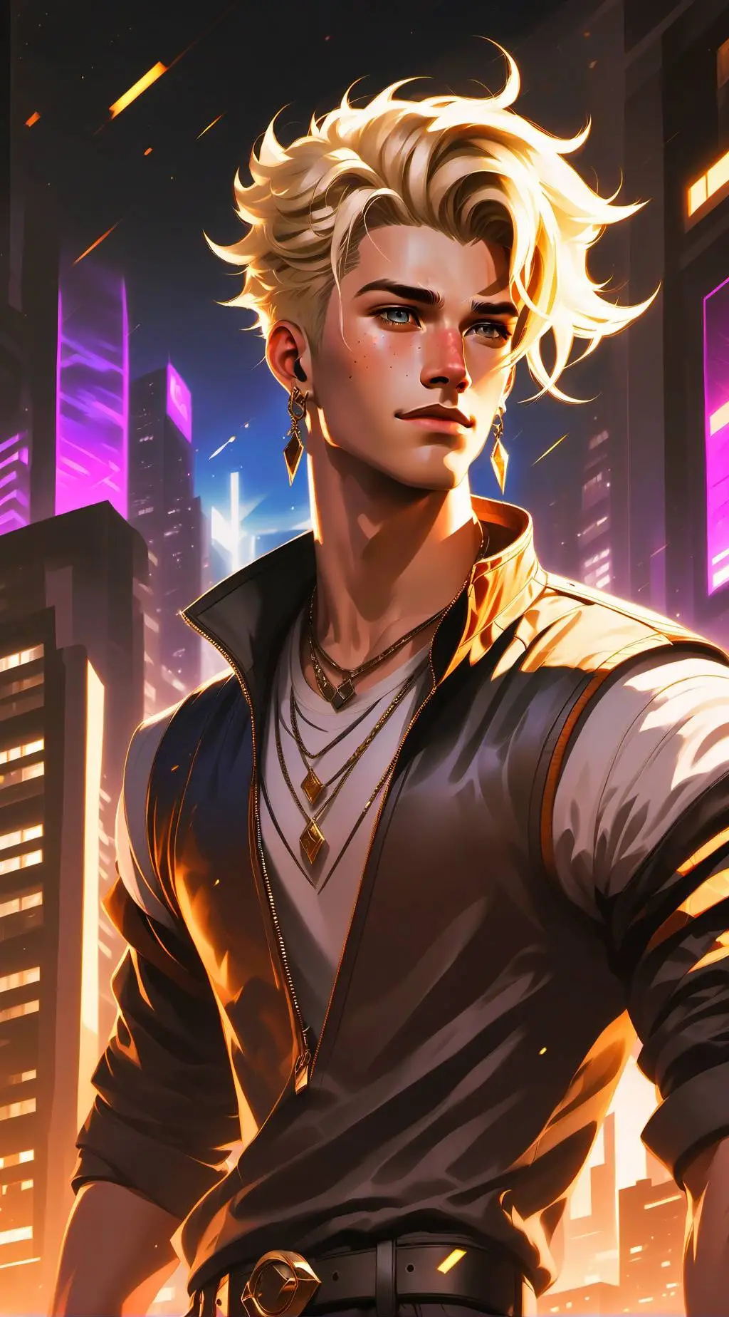 ai character: Christopher  background