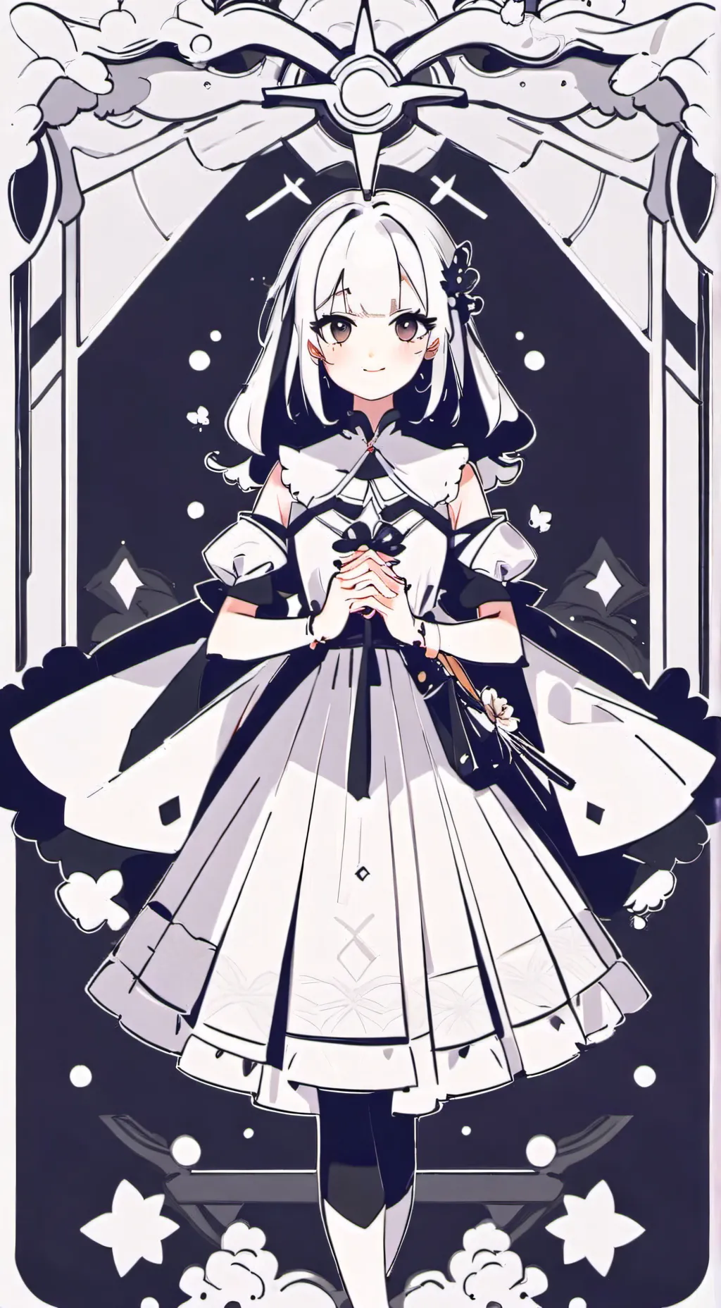 ai character: Sun y moon background