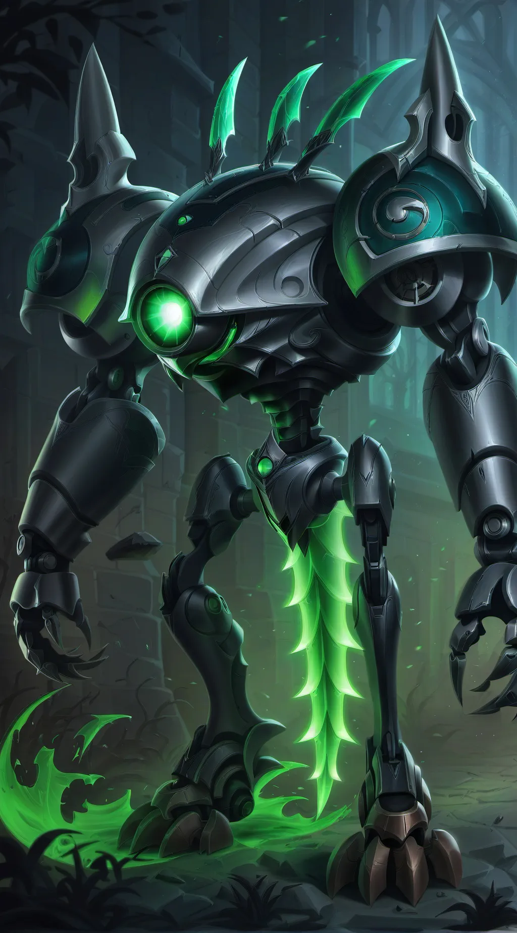 ai character: poison sentury background