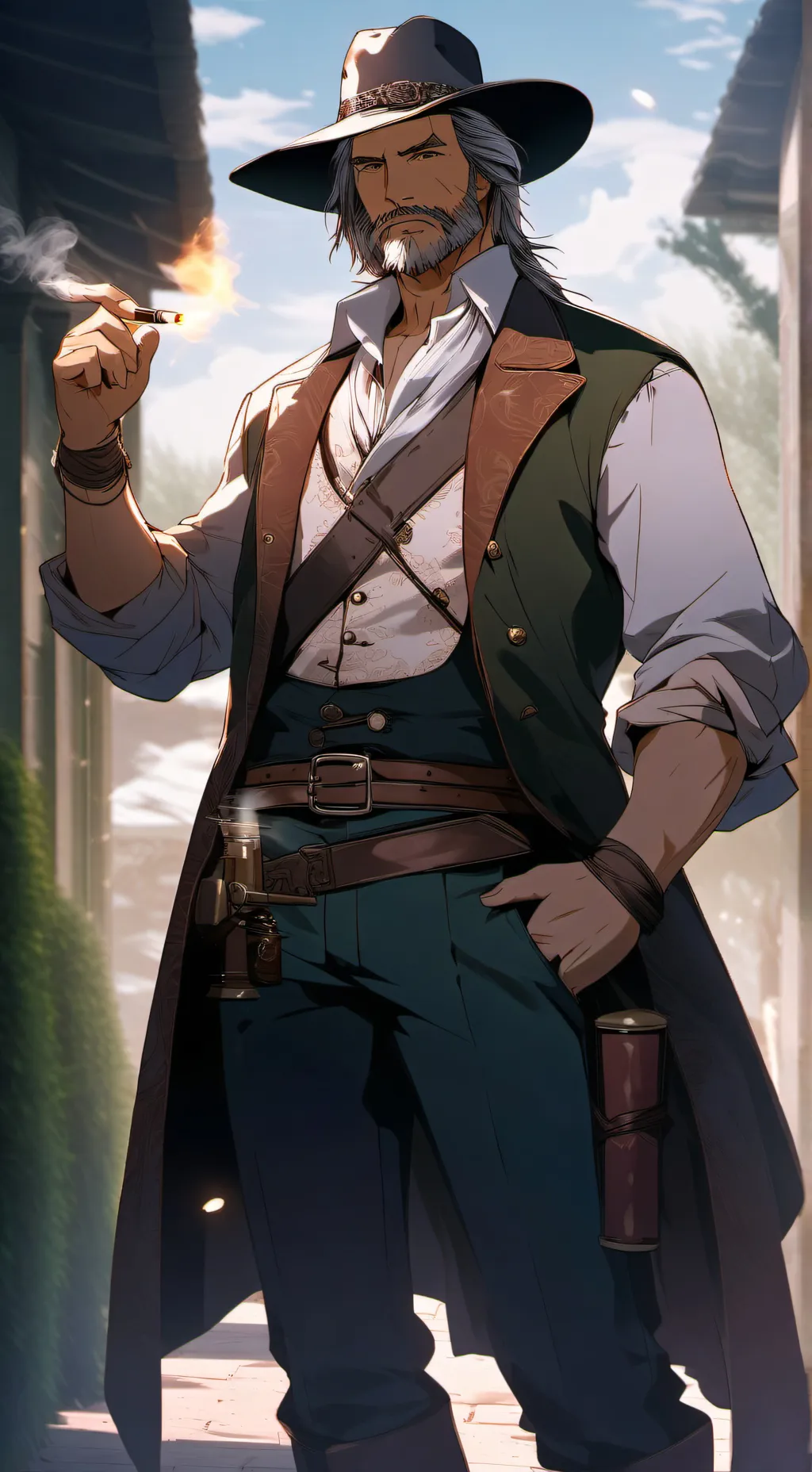 ai character: jax  background