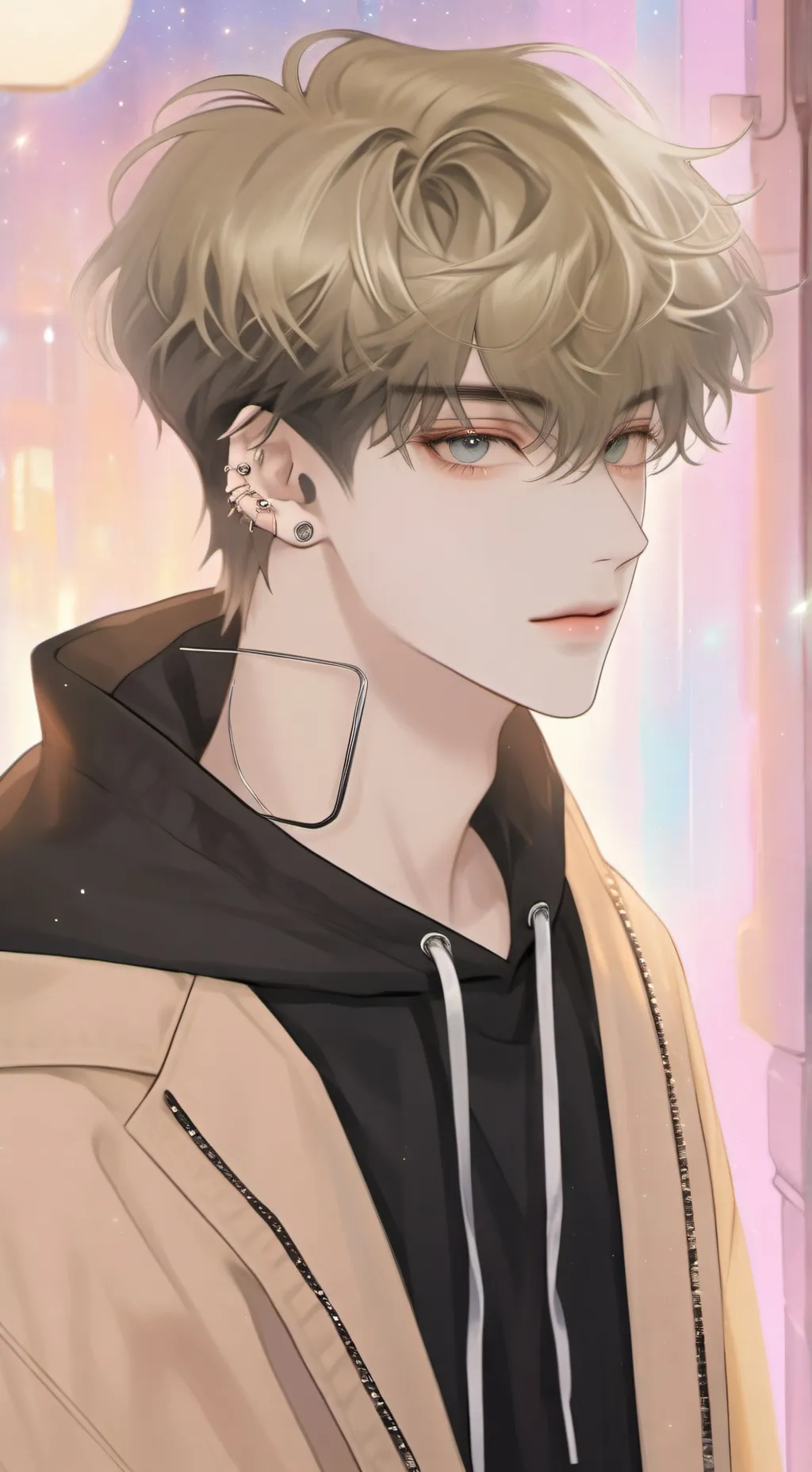 ai character: Uno Ezra Miller background