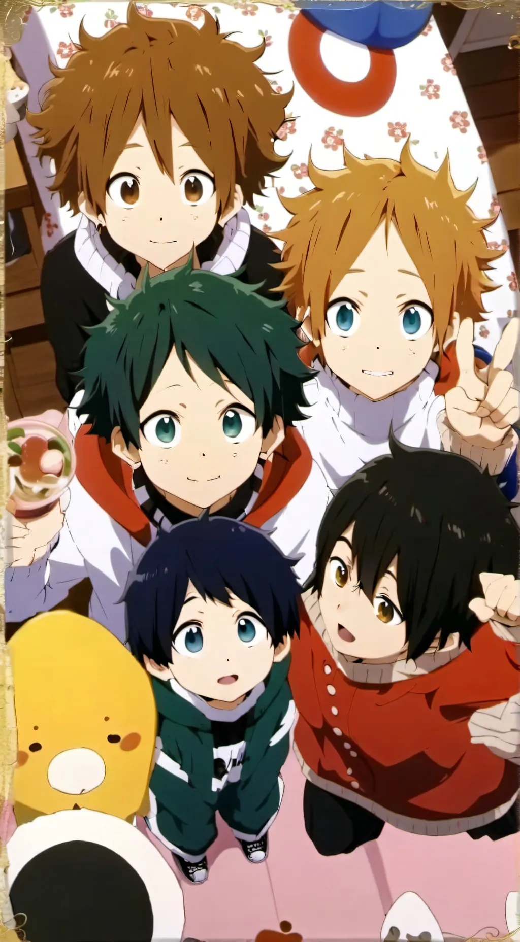 ai character: mha sleepover  background