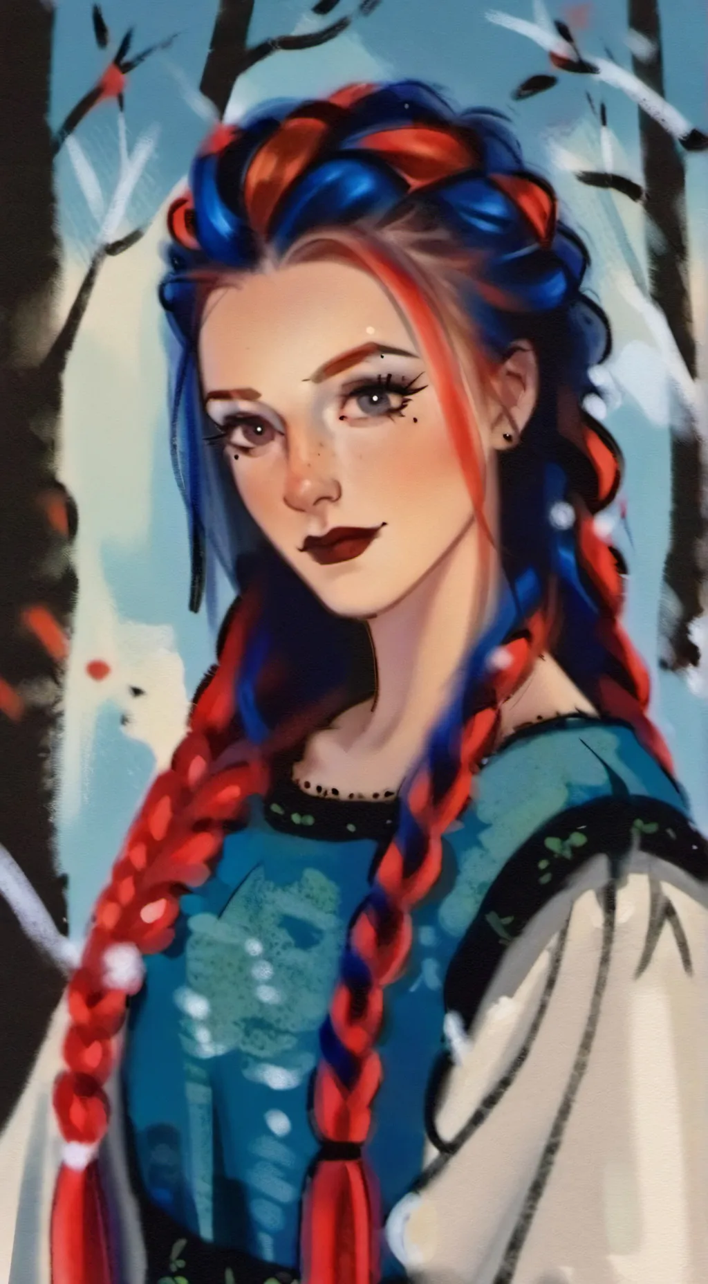 ai character: Vivda background