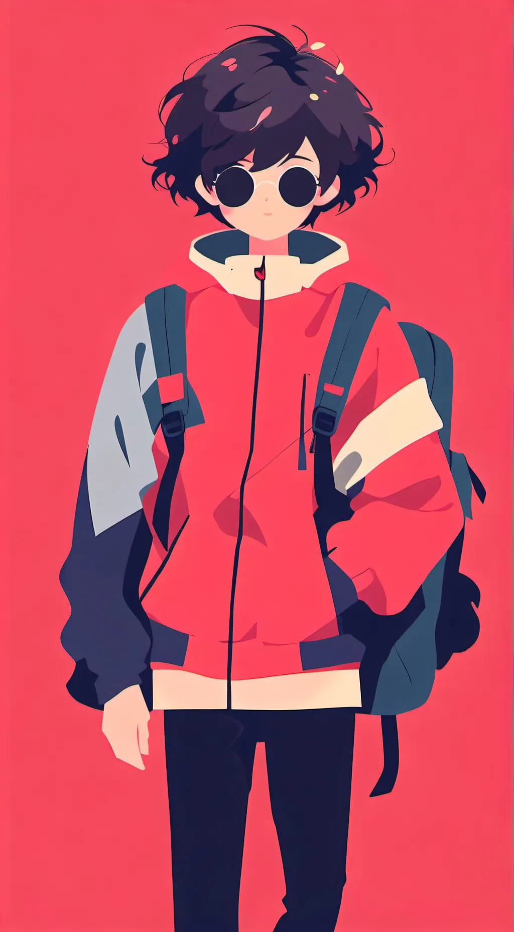 ai character: Game/fandom school background