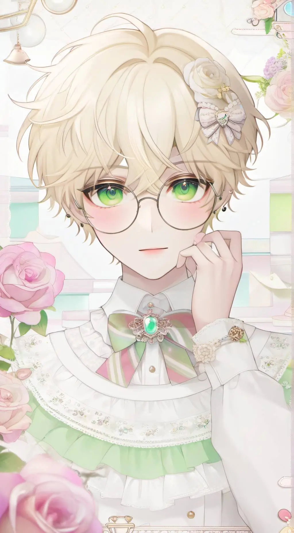 ai character: 𓏲 ࣪₊♡𓂃𝙽𝙾𝙰𝙷🐱 background