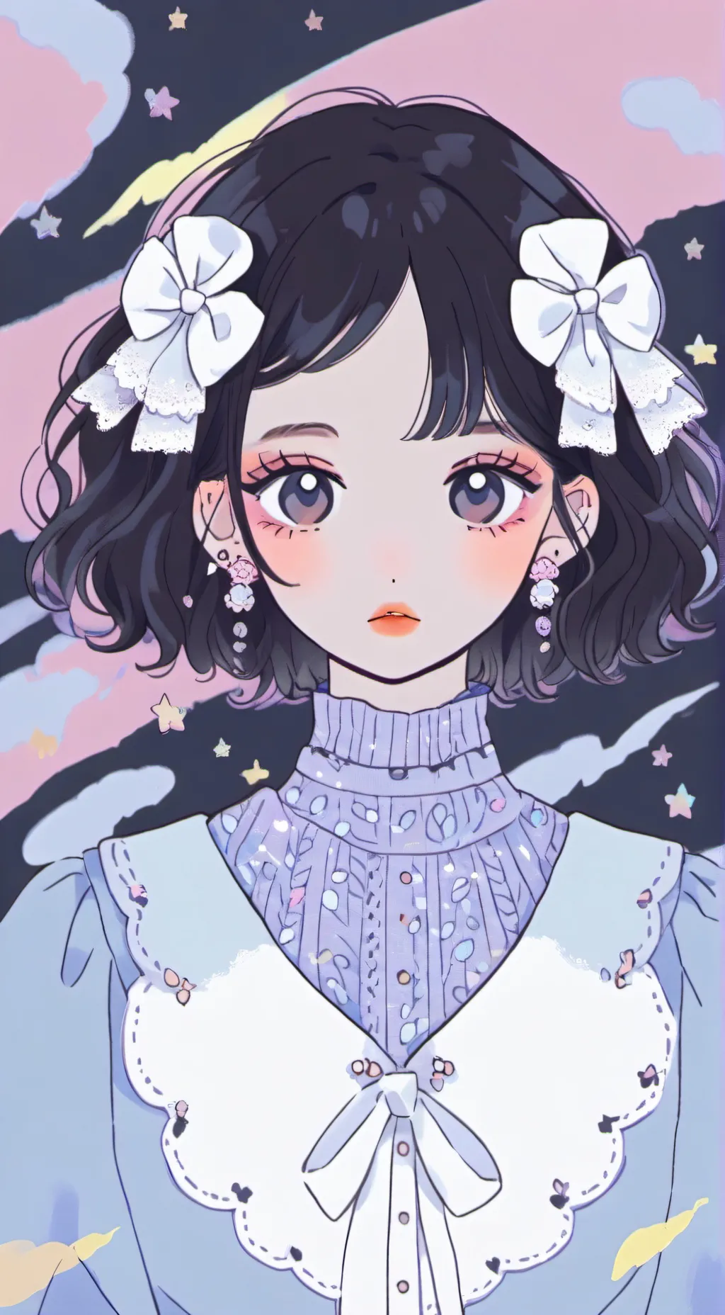 ai character: Léna  background